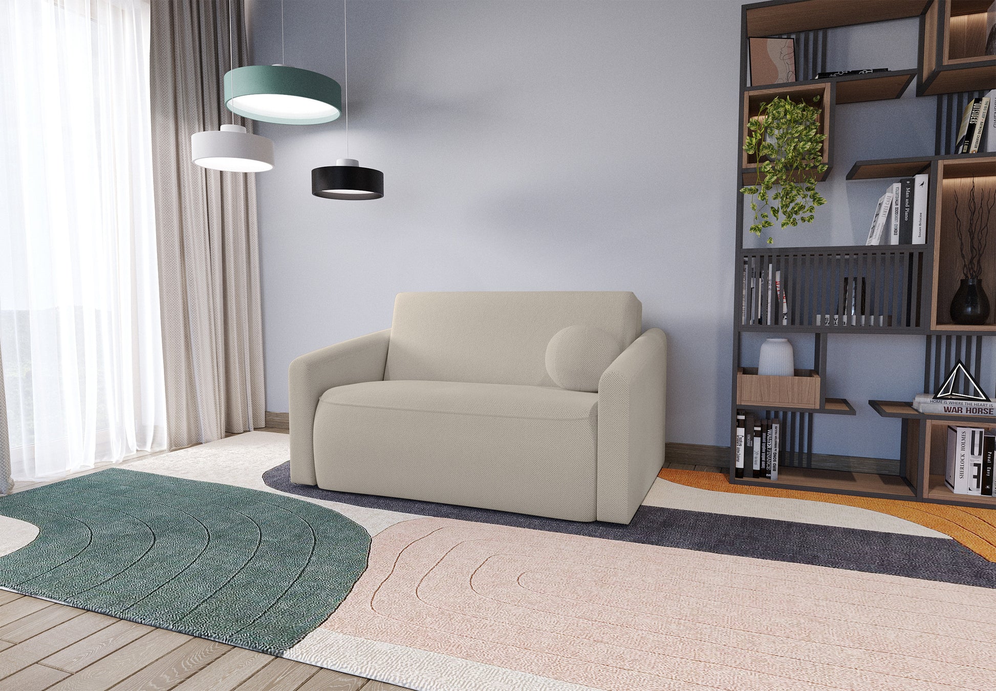 Dīvāns Poppi 85/147/107 cm Curio 09 - N1 Home