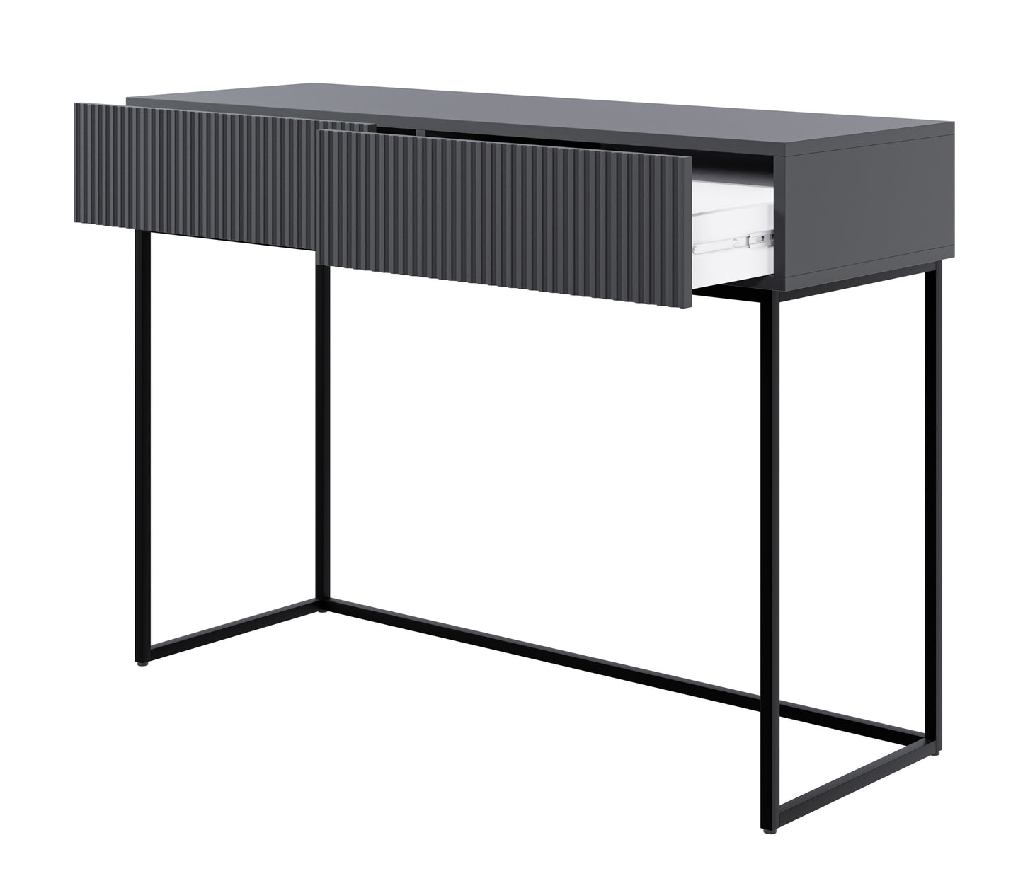 Konsole Velda 110/79/40 cm melns/melns