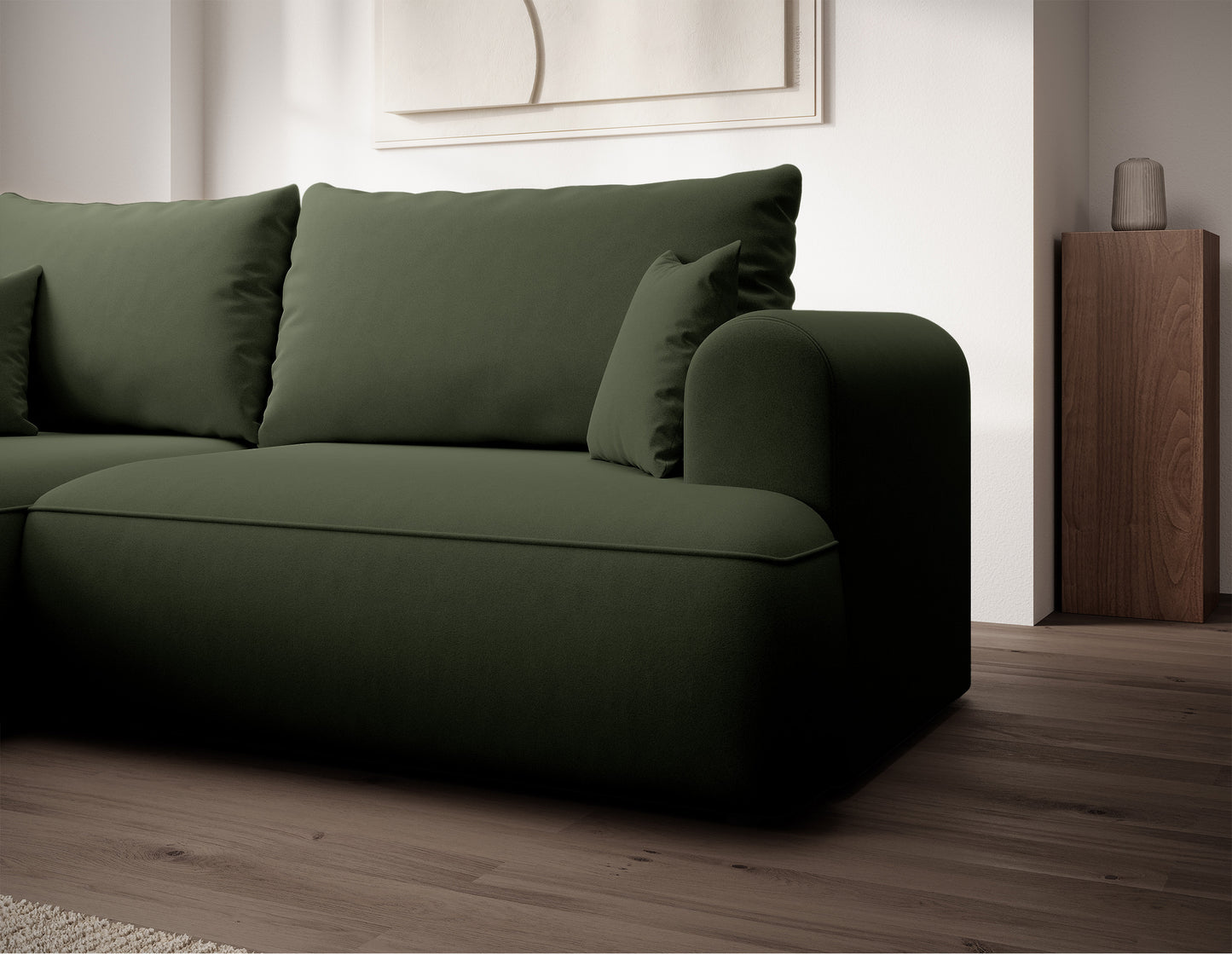 Dīvāns Ovors mini 238/93/156 cm Castel 39 - N1 Home