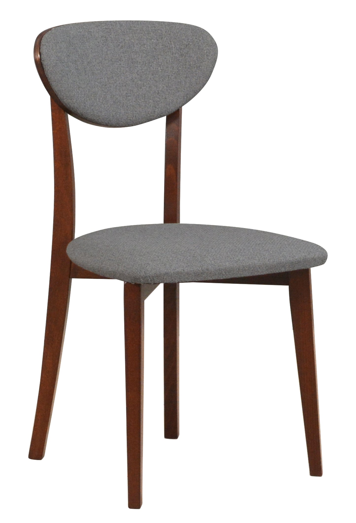 Krēsls Berisa 47/86/44 cm pelēks/rieksts