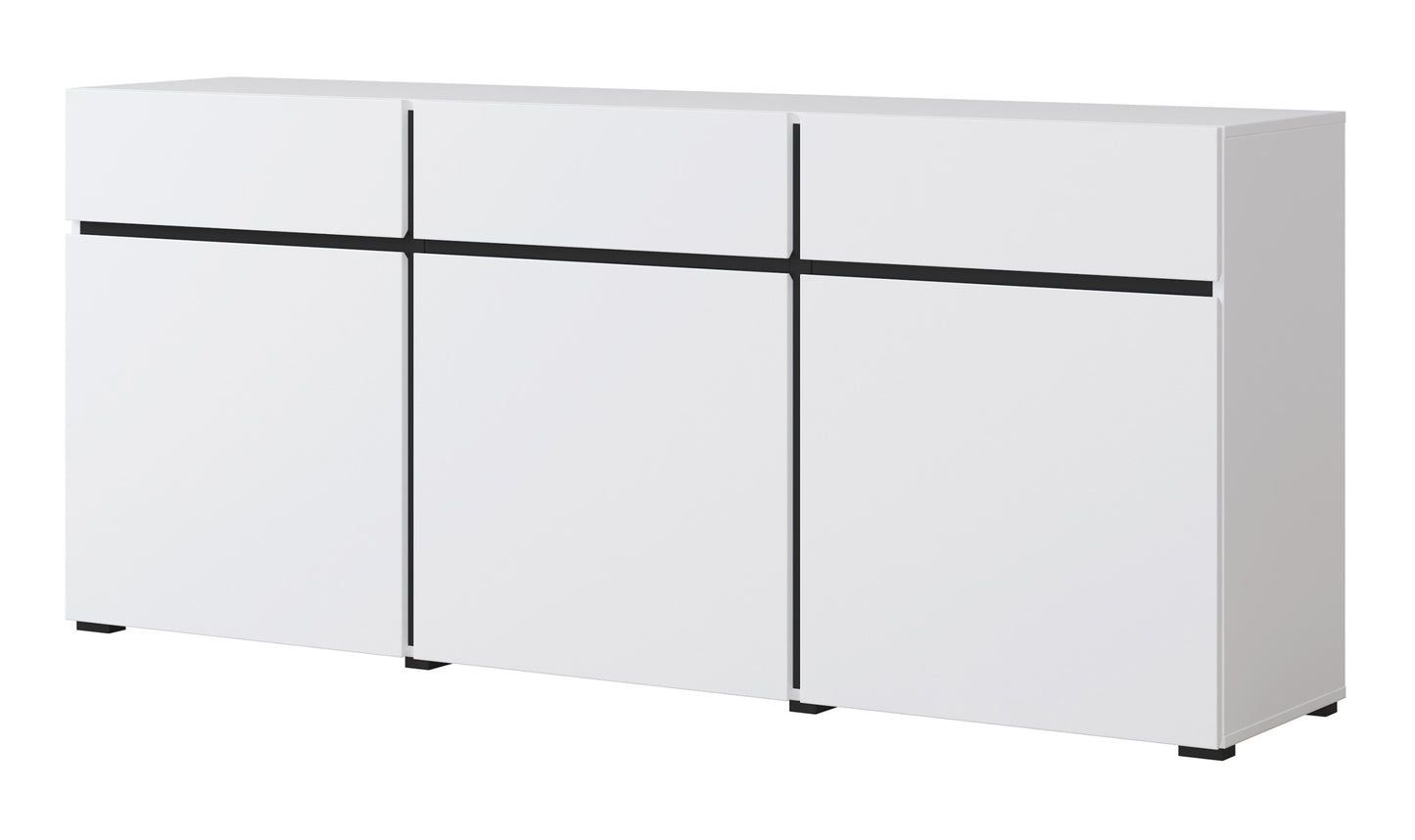 Kumode Kruzat 180/78/40 cm balts