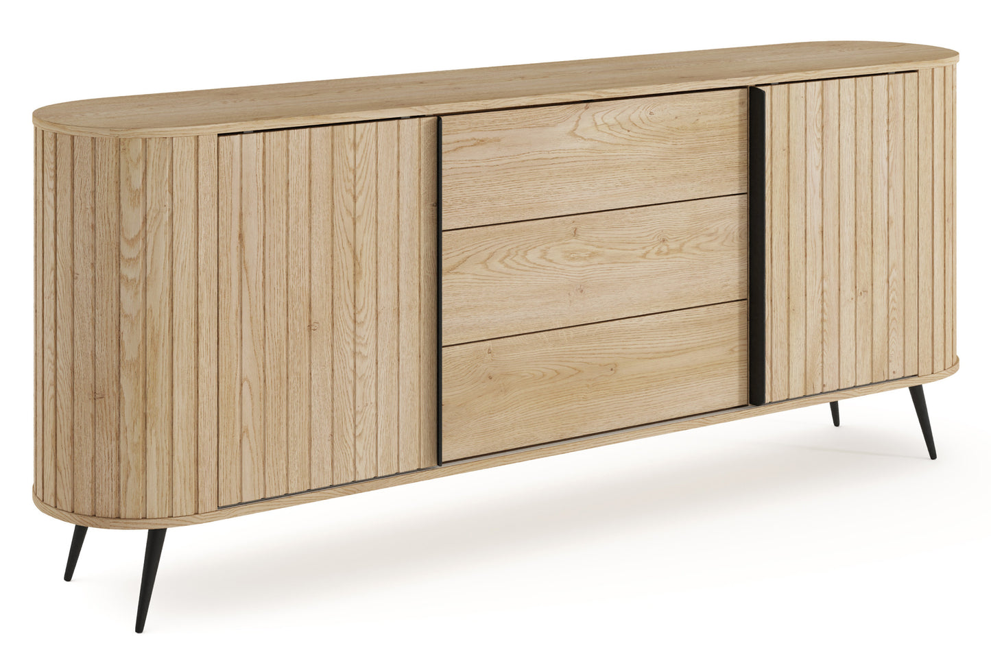 Kumode Lavas 196/81/40 cm Kremonas ozols