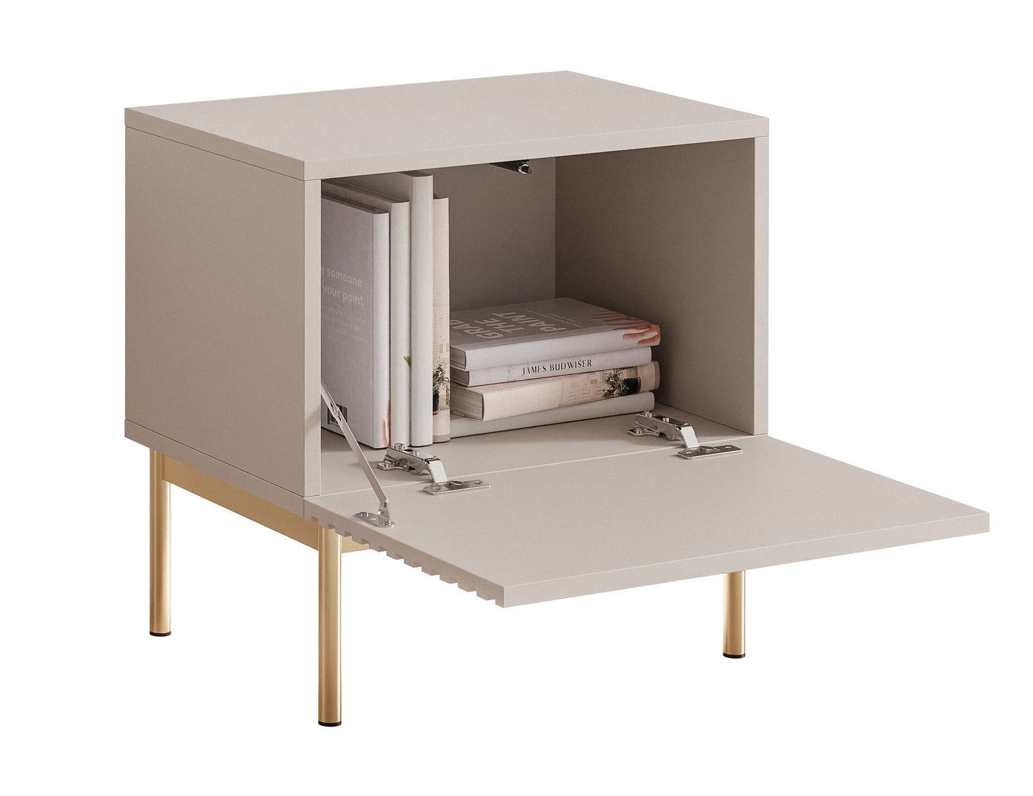 Naktsgaldiņš Linas 45/45/31 cm kašmirs