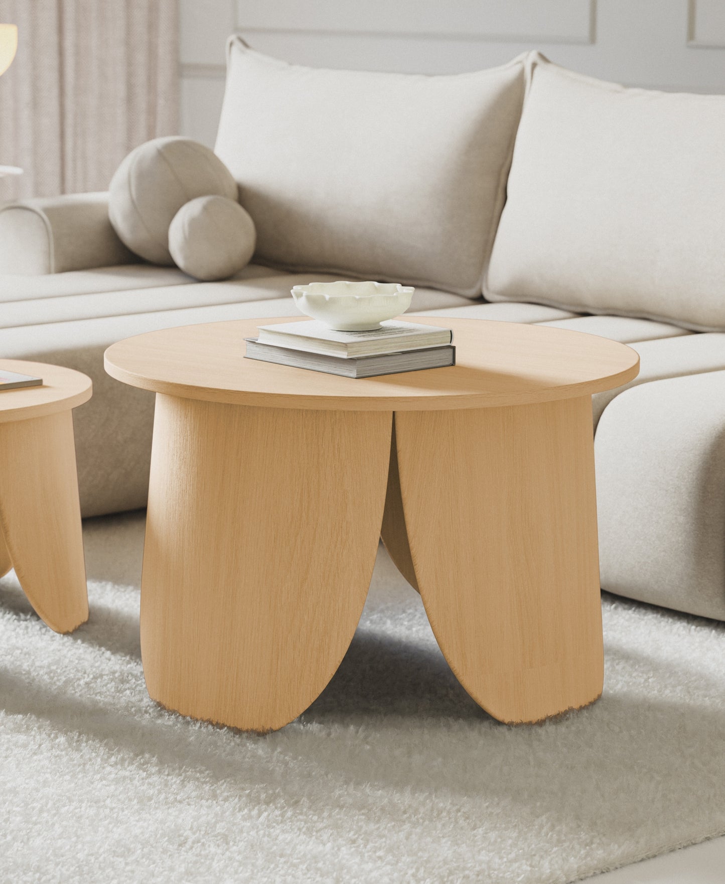 Kafijas galdiņš Vivia 50/80/80 cm ozols - N1 Home