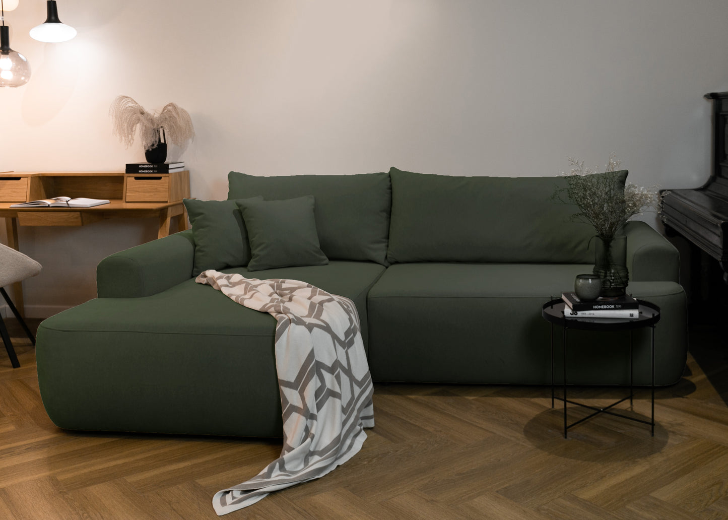 Dīvāns Ovors 260/93/165 cm Castel 39 - N1 Home