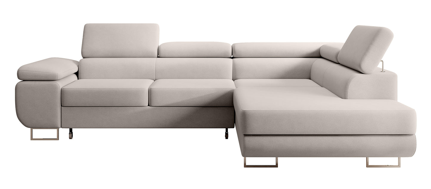 Dīvāns Steva 90/275/203 cm Castel 04 - N1 Home