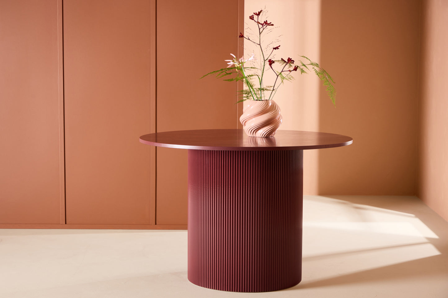 Galds Lenors 110/110/75 cm bordo