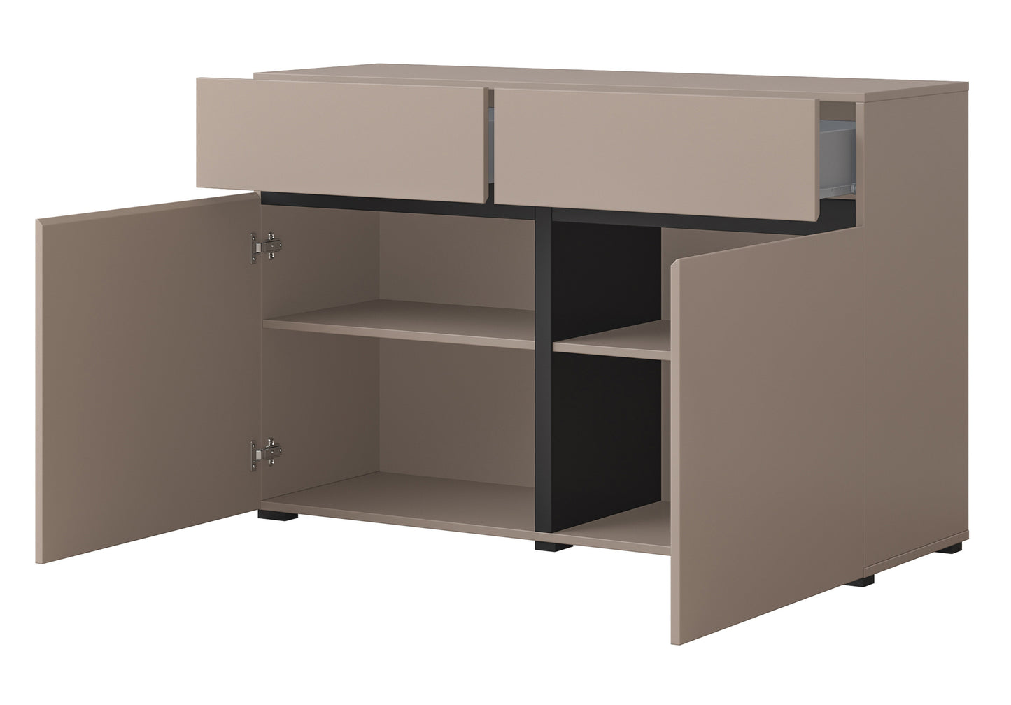 Kumode Kruzat 119/78/40 cm bēšs