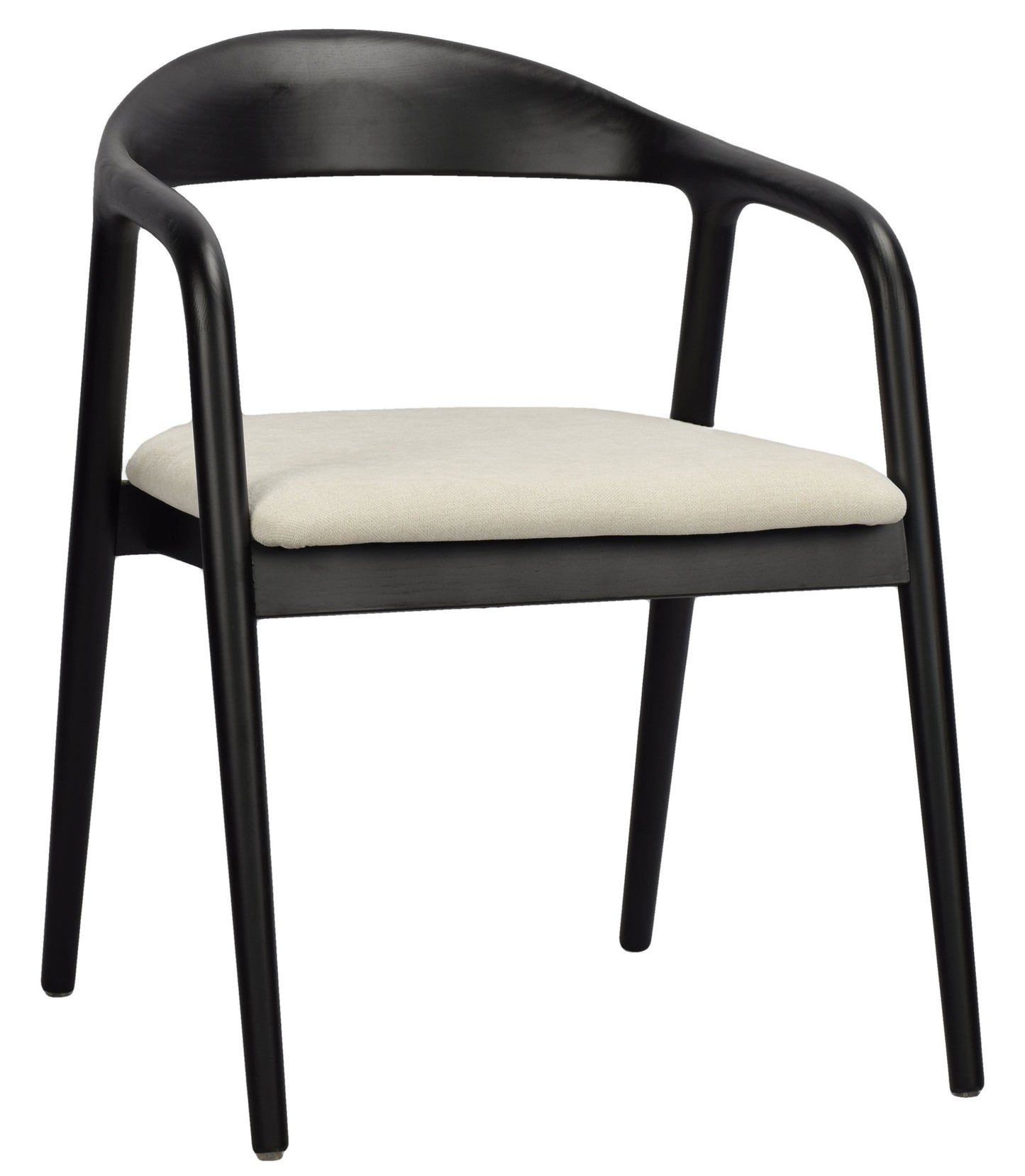 Krēsls Insi 73/56/56 cm melns/krēms - N1 Home