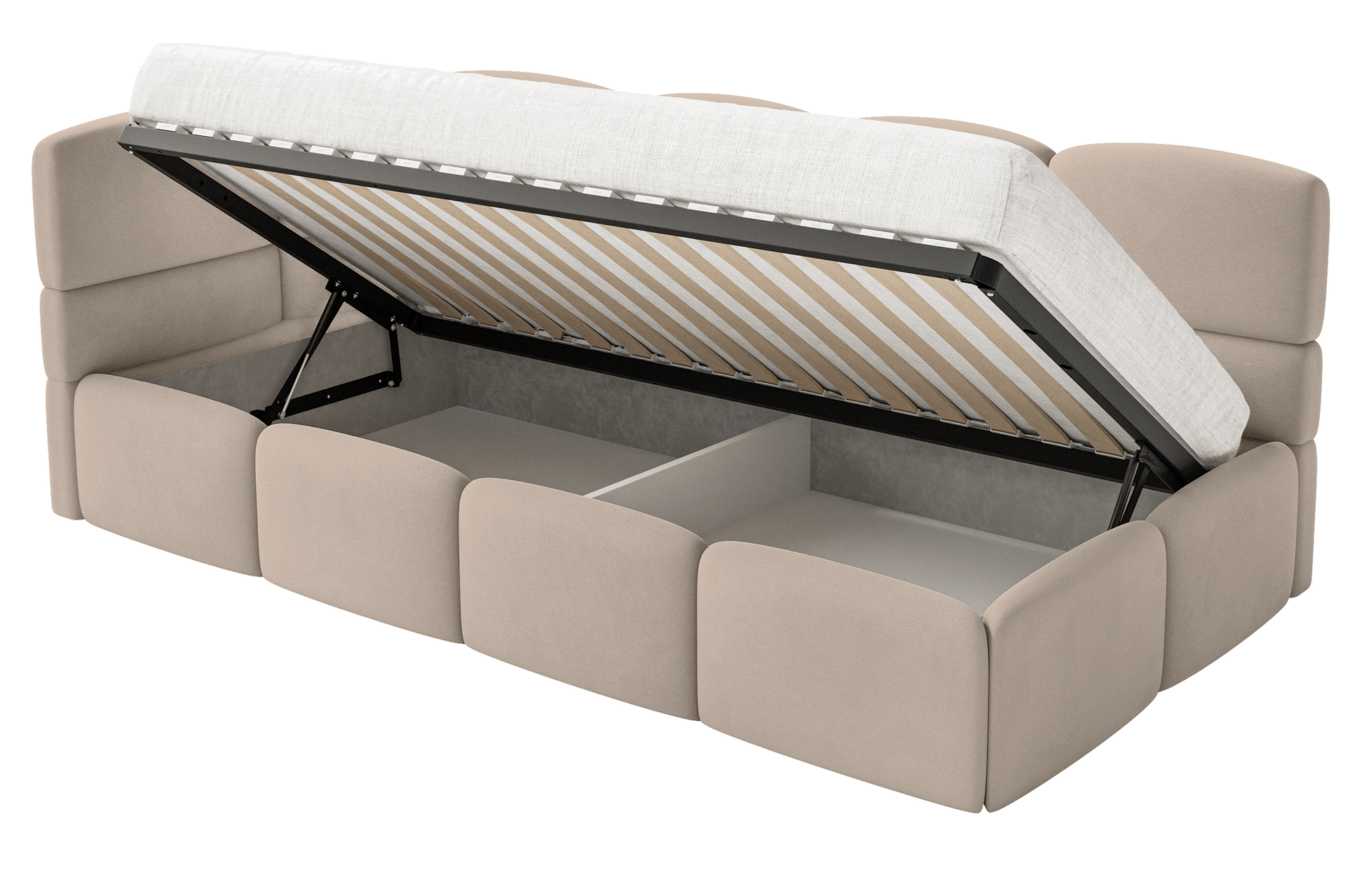 Gulra ar matraci Clod 220/88/110 cm Piano 03 - N1 Home