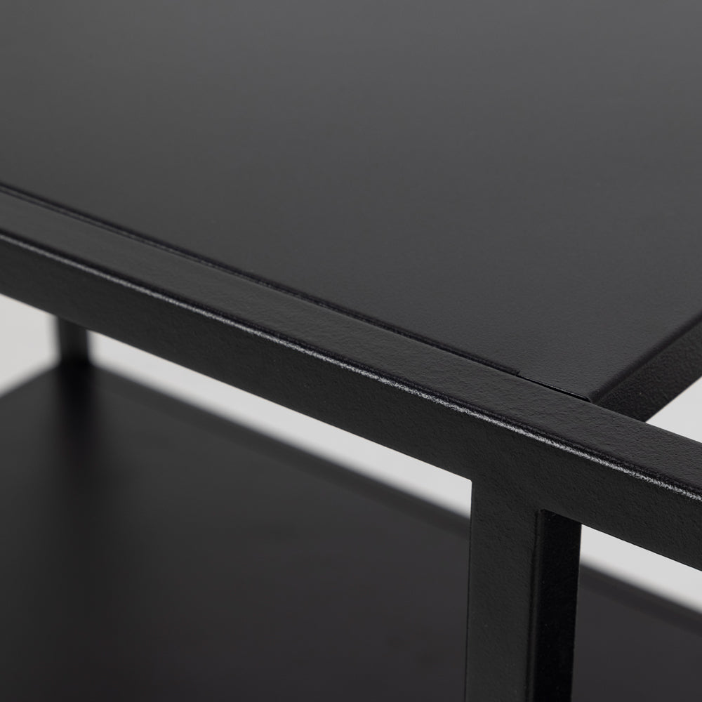 Metāla plaukts Ronda 78/85/40 cm melns