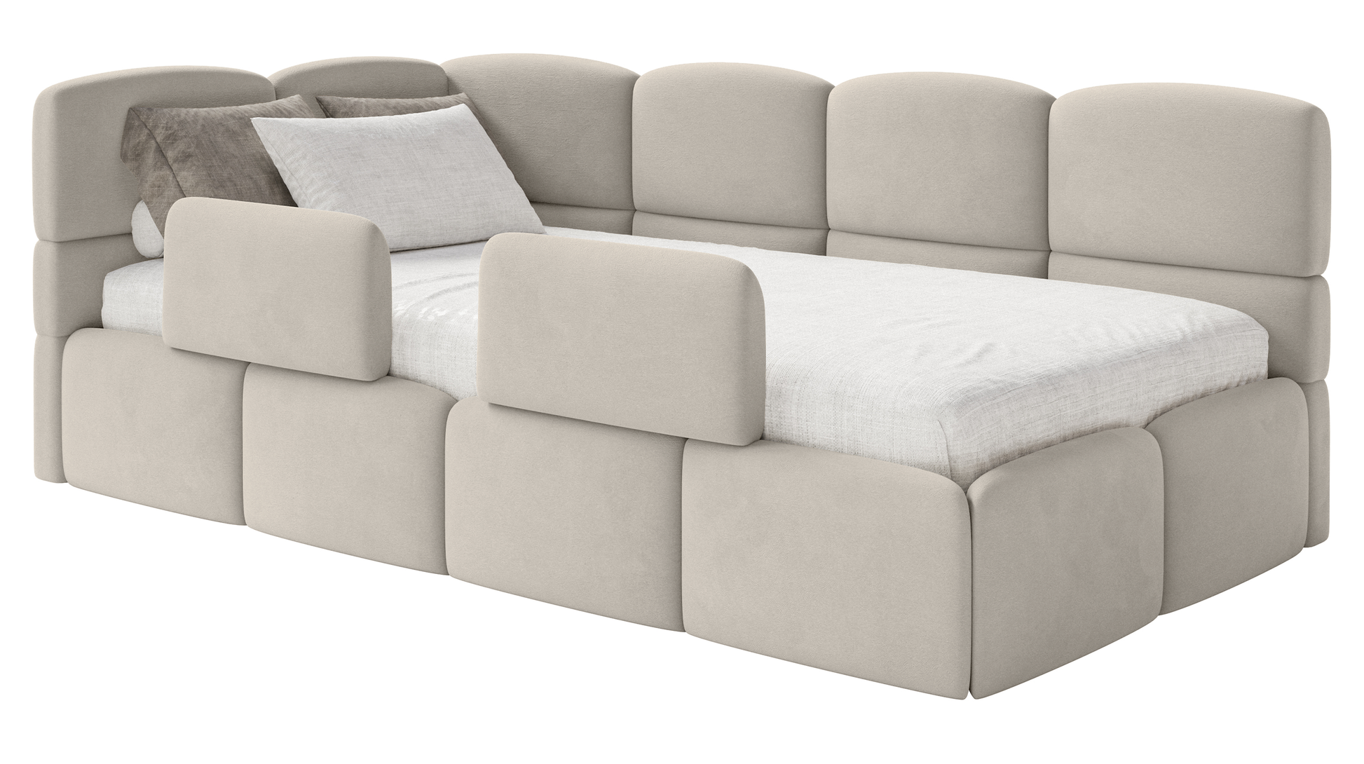 Gulra ar matraci Clod 220/88/110 cm Piano 02 - N1 Home