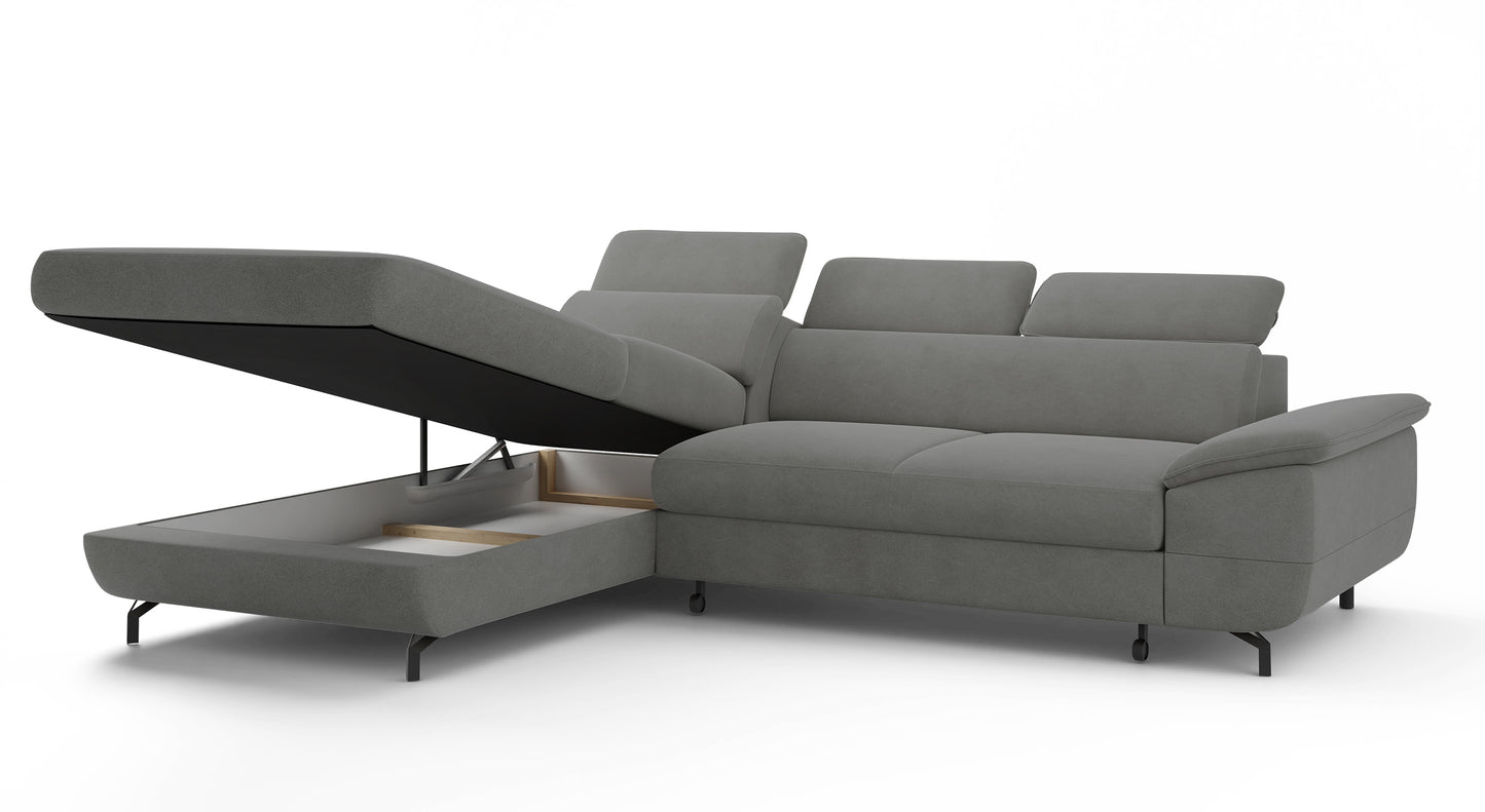 Dīvāns Lamigo L 80/268/203 cm Castel 93