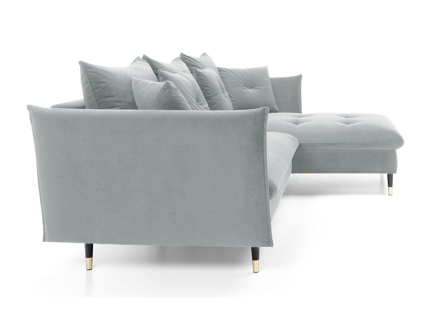 Dīvāns Bazlam 91/258/167 cm Matt Velvet 83 - N1 Home