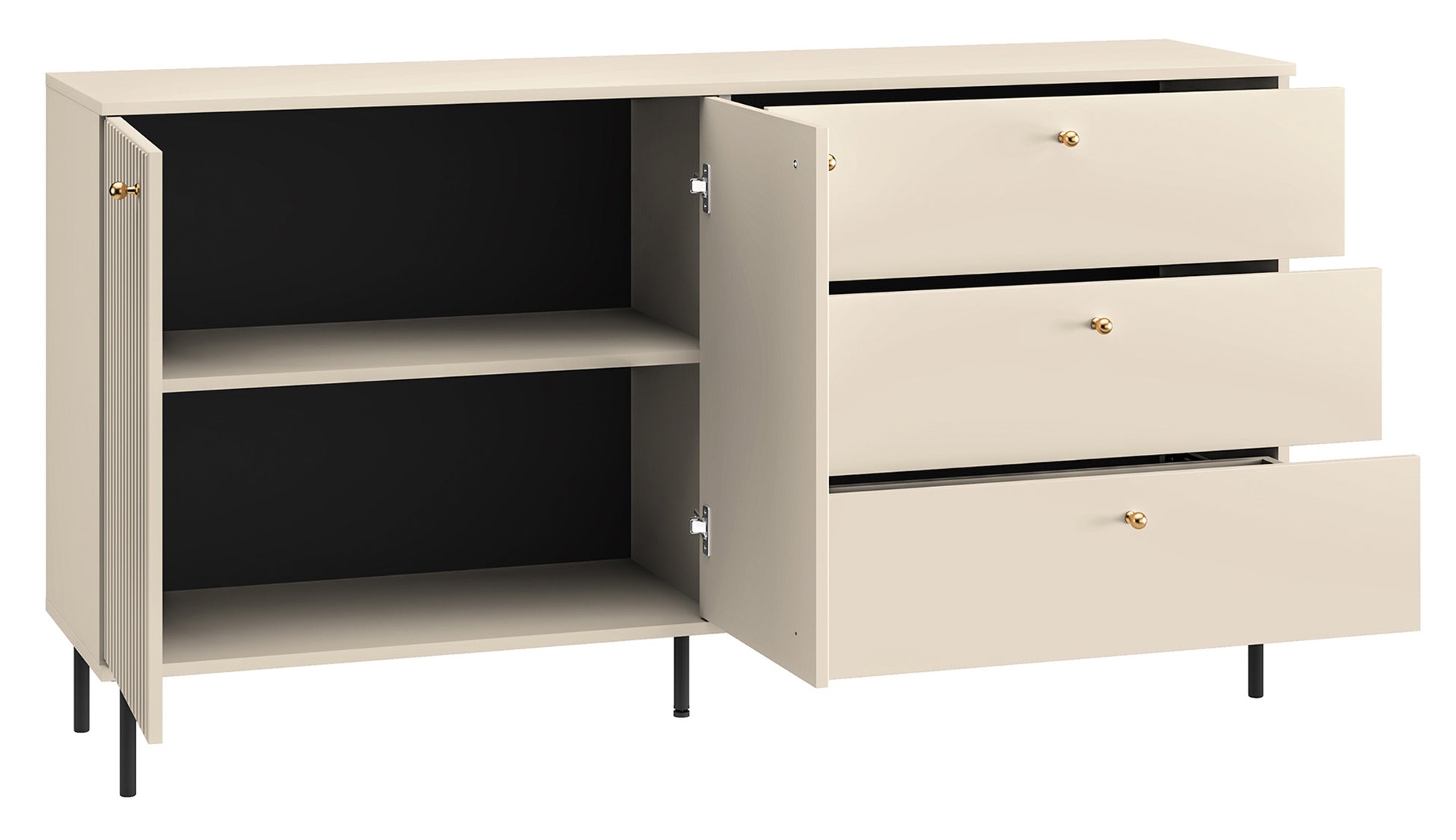 Kumode Galeto 85/160/40 cm bēšs - N1 Home