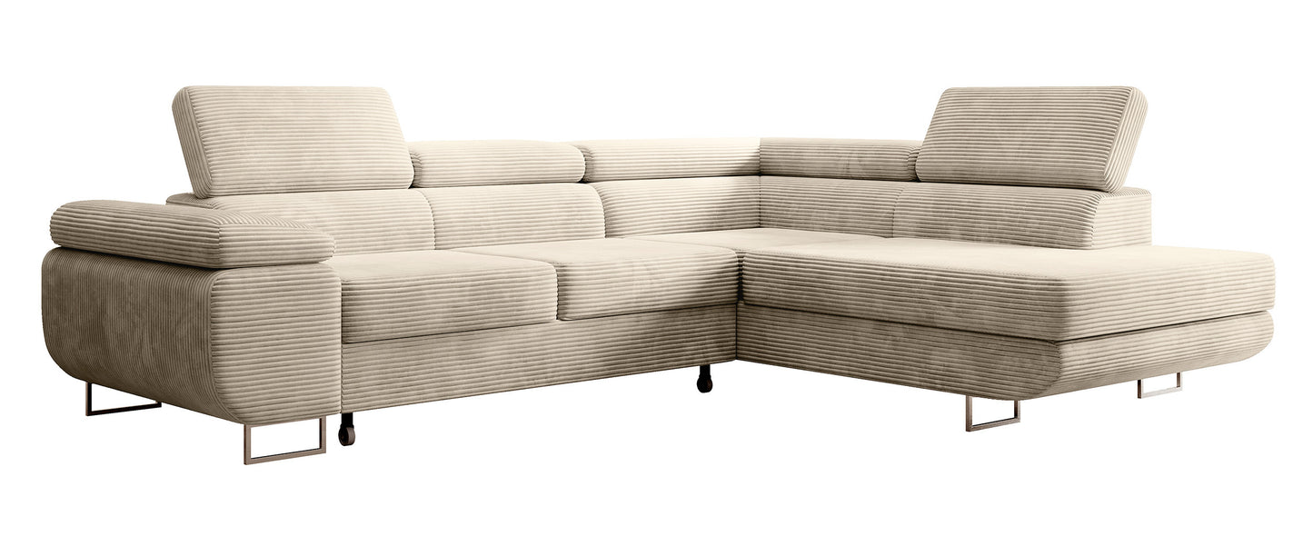 Dīvāns Steva 90/275/203 cm Poso 105 - N1 Home