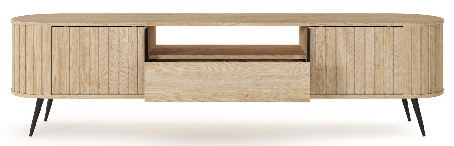 TV skapis Lavas 51/196/40 cm Kremonas ozols