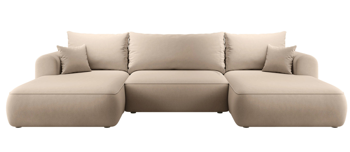 Dīvāns Ovors U 380/95/167 cm Castel 15 - N1 Home