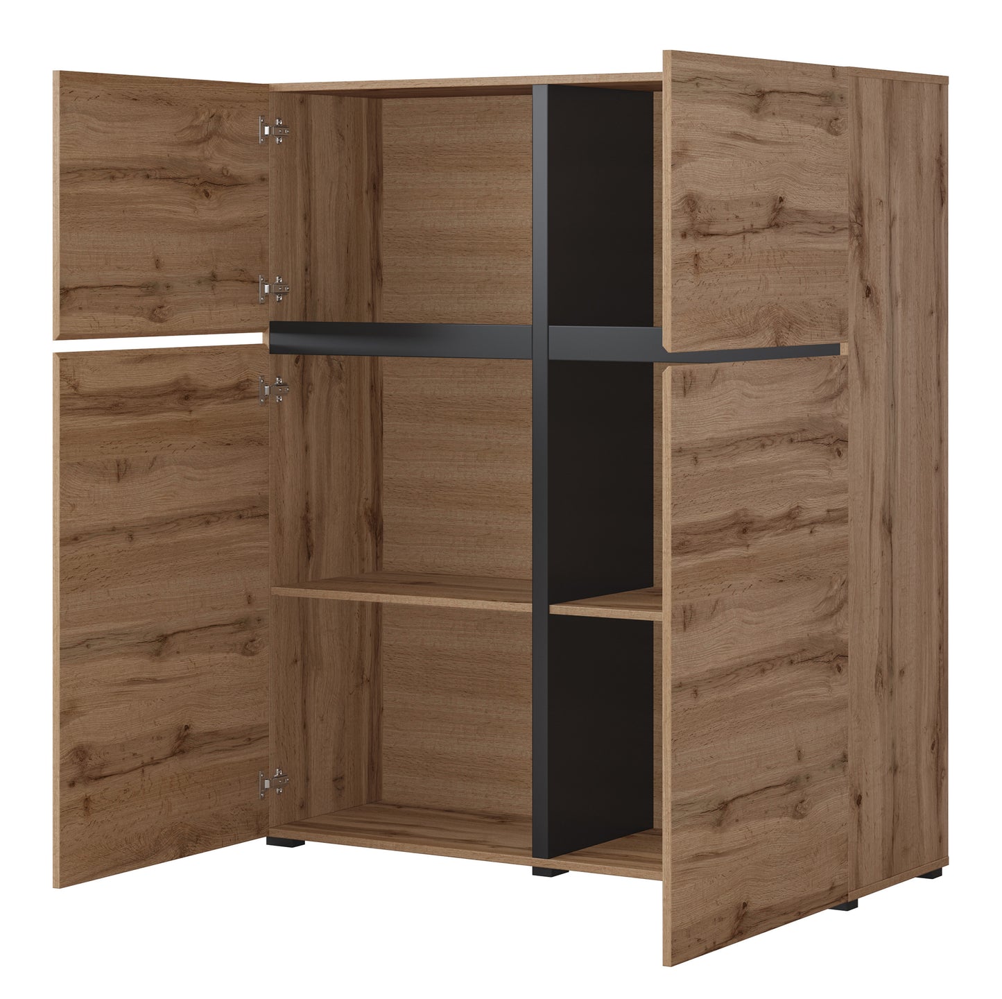 Kumode Kruzat 119/139/40 cm Votan ozols