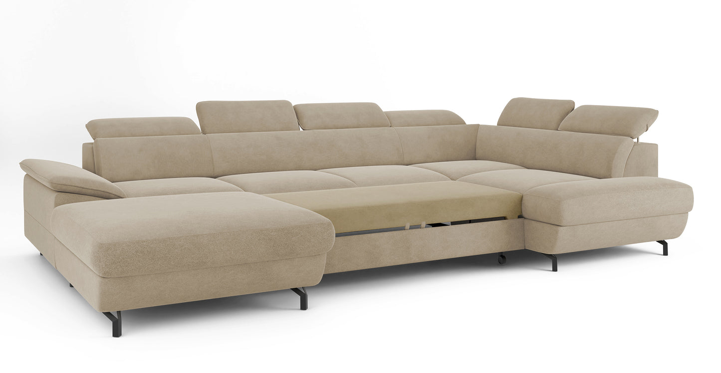 Dīvāns Lamigo U 80/333/203 cm Castel 15