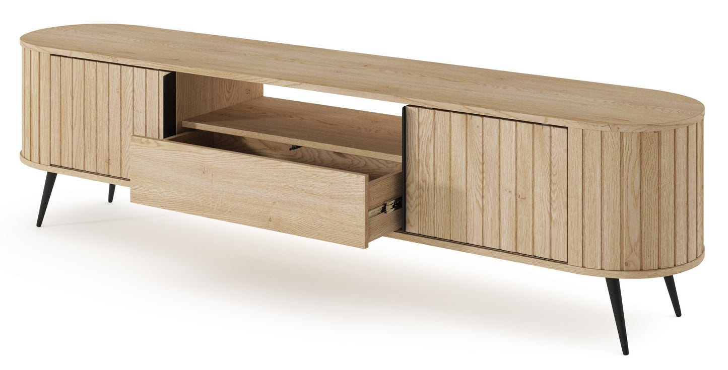 TV skapis Lavas 51/196/40 cm Kremonas ozols