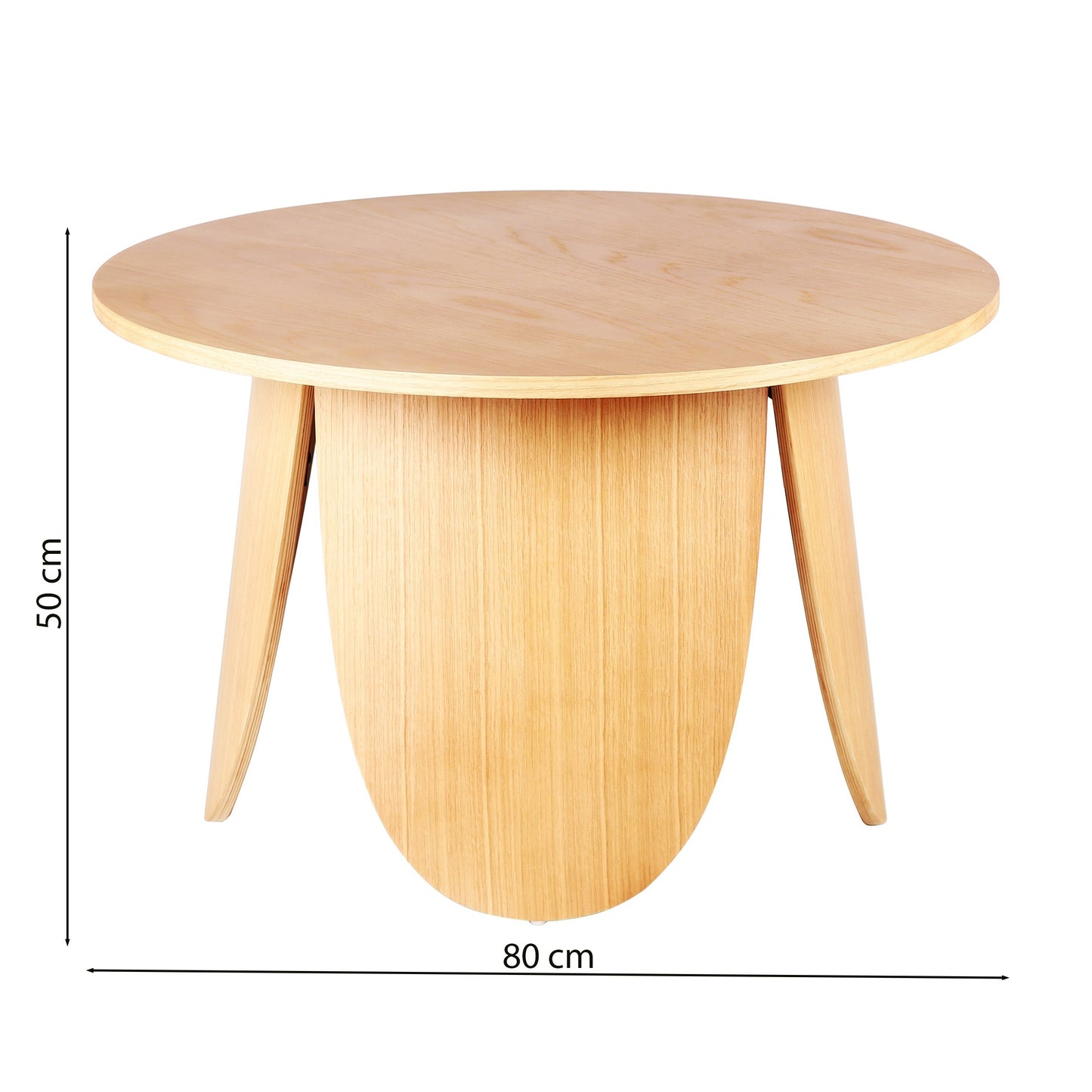 Kafijas galdiņš Vivia 50/80/80 cm ozols - N1 Home