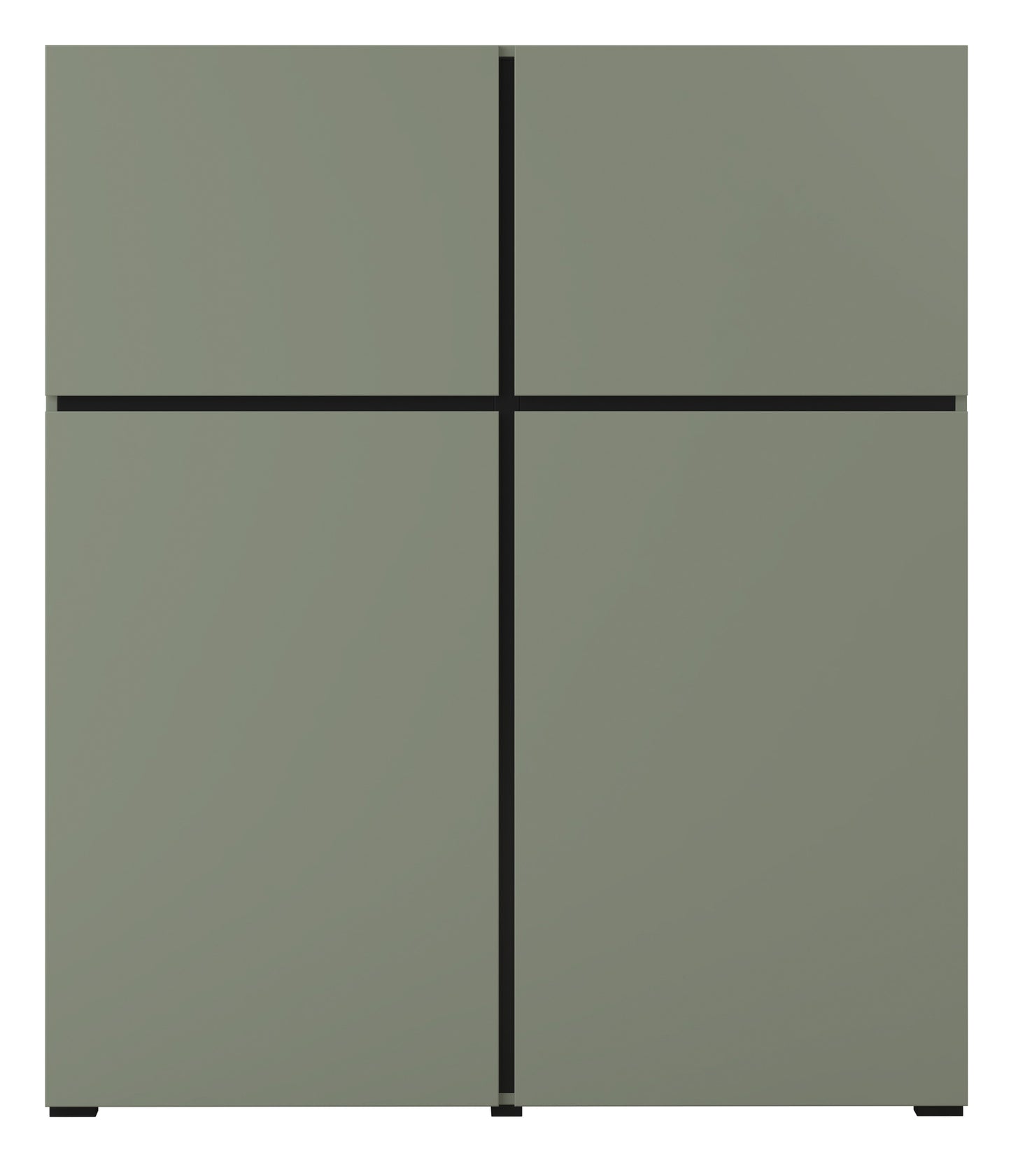 Kumode Kruzat 119/139/40 cm zaļs