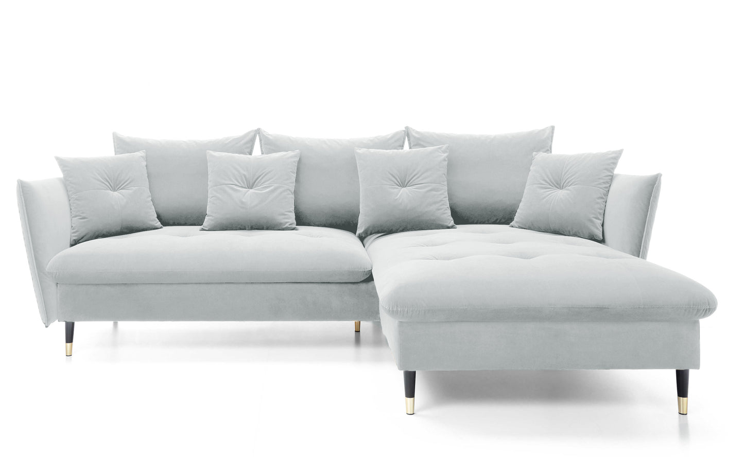 Dīvāns Bazlam 91/258/167 cm Matt Velvet 83 - N1 Home