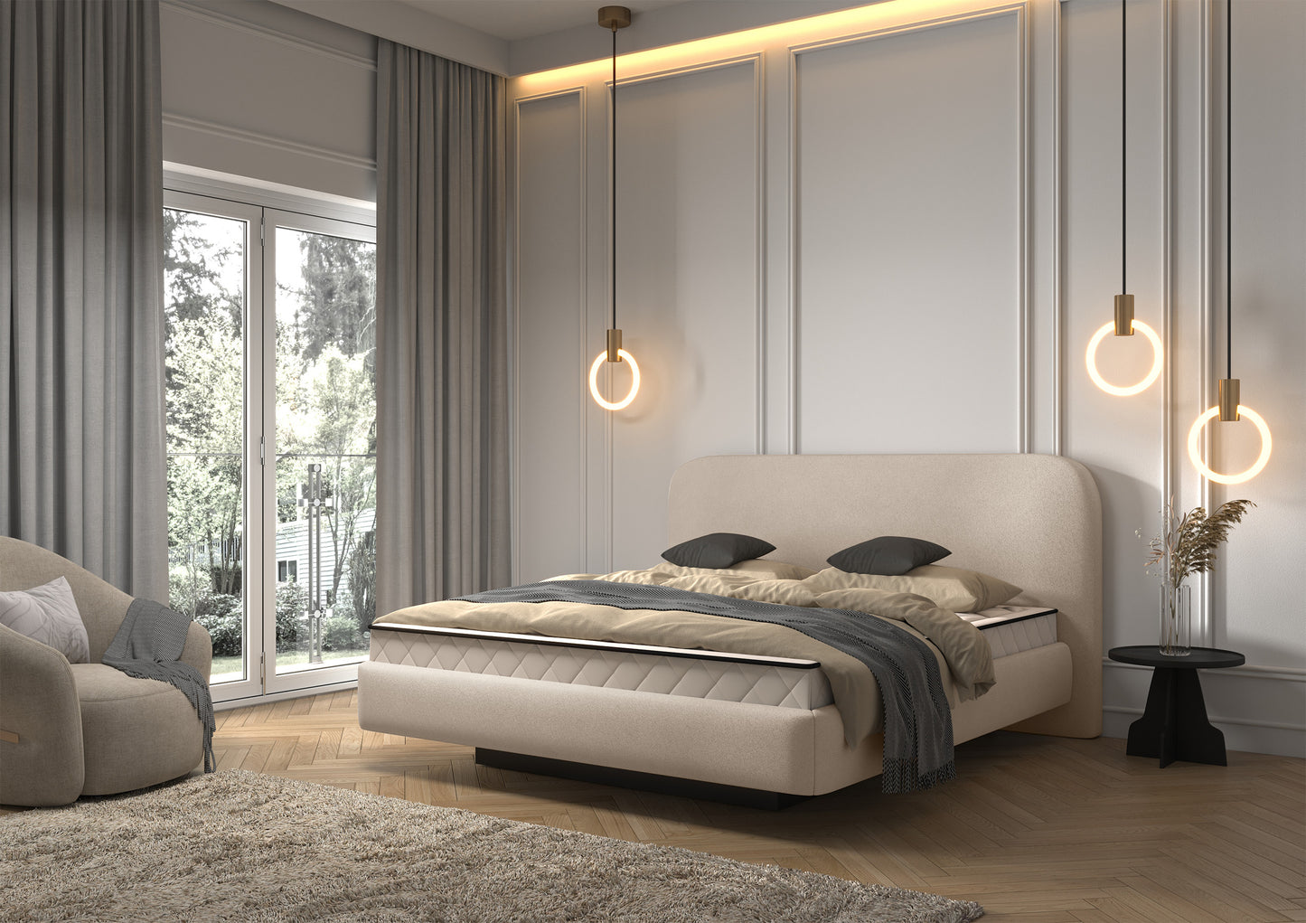 Gulta Nelapo 120/140/160/180x200 cm Casa 04