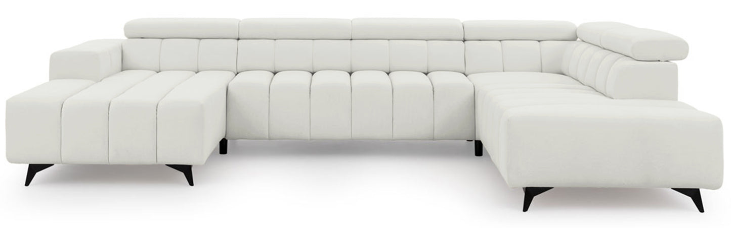 Dīvāns Roggus U 79/356/234 cm Sicuro 60 - N1 Home