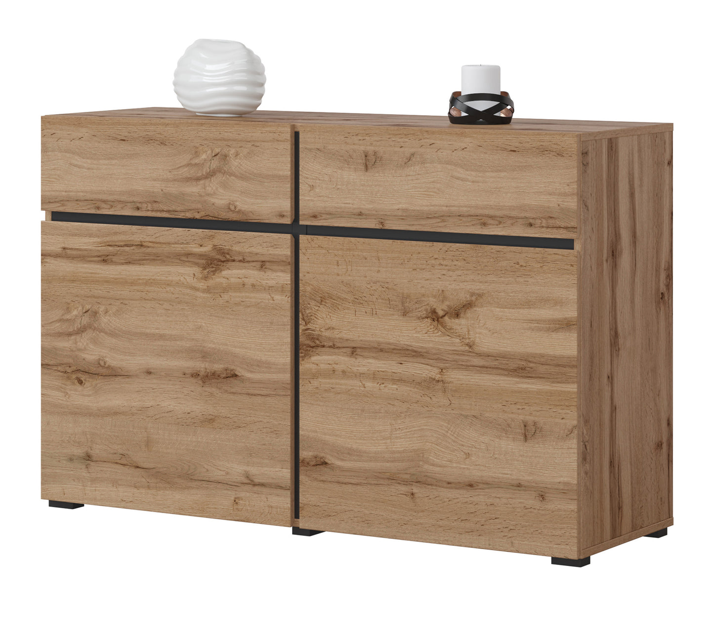 Kumode Kruzat 119/78/40 cm Votan ozols