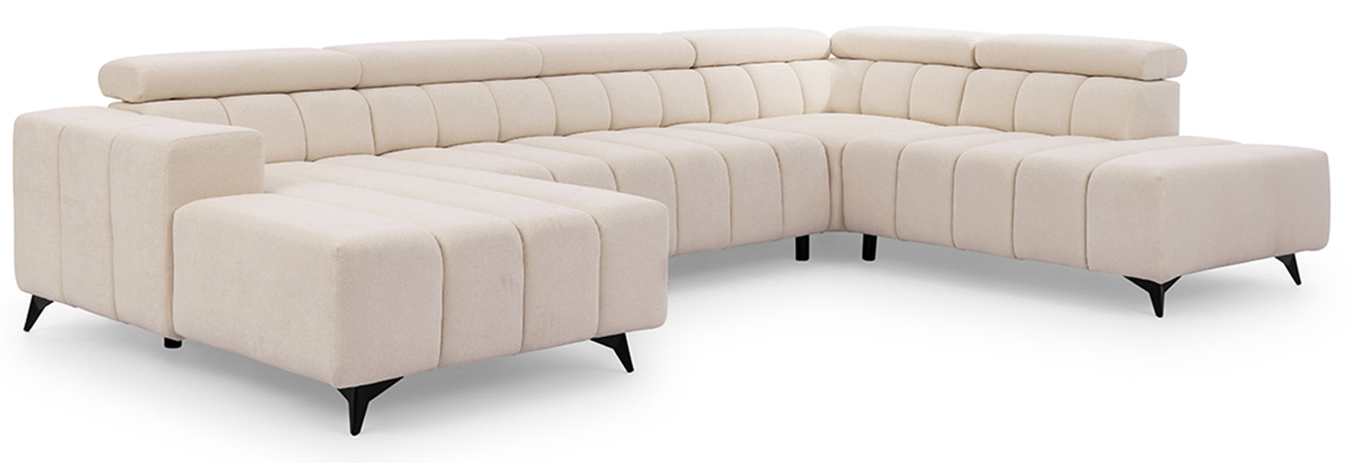 Dīvāns Roggus U 79/356/234 cm Sicuro 55 - N1 Home