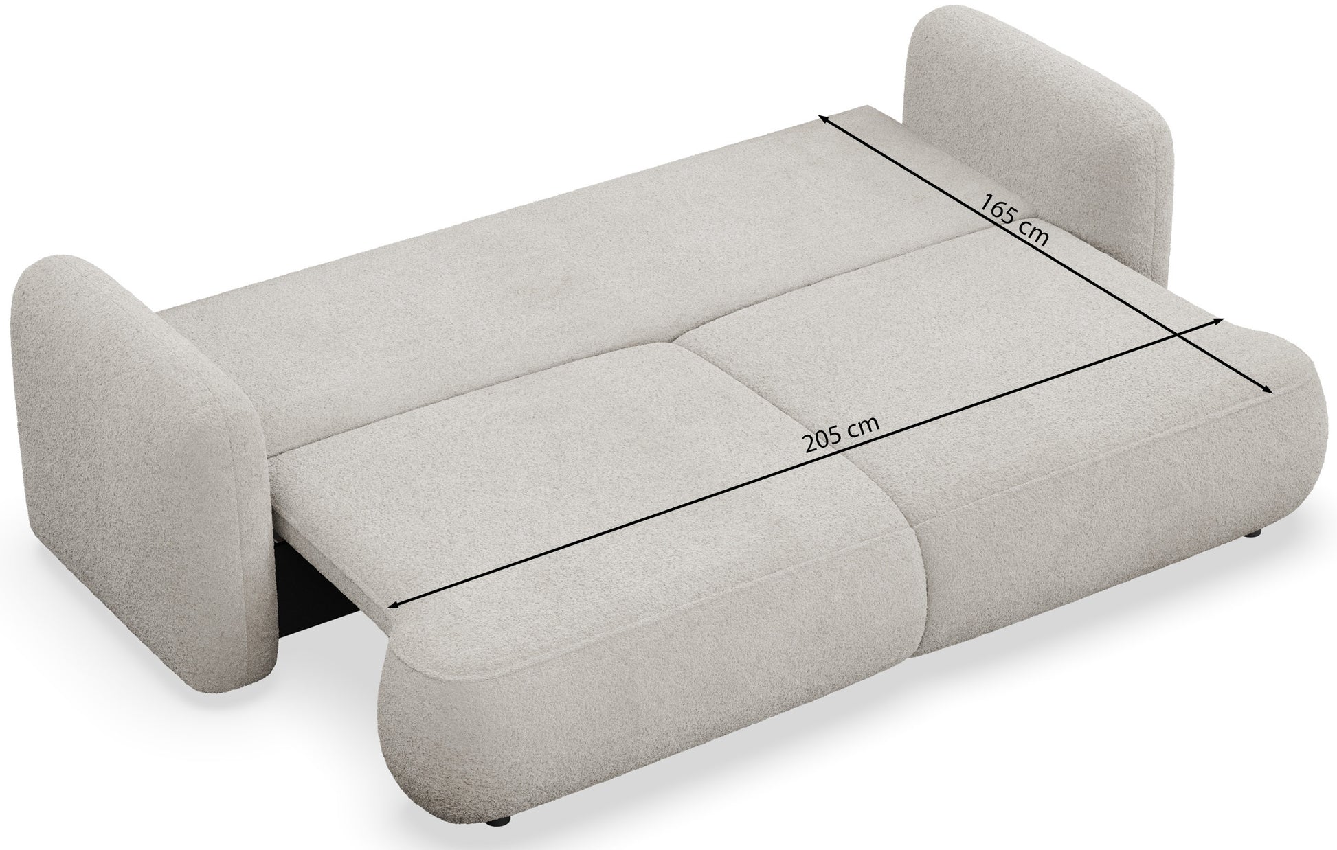 Dīvāns Tvors 82/253/110 cm Flow 01 - N1 Home