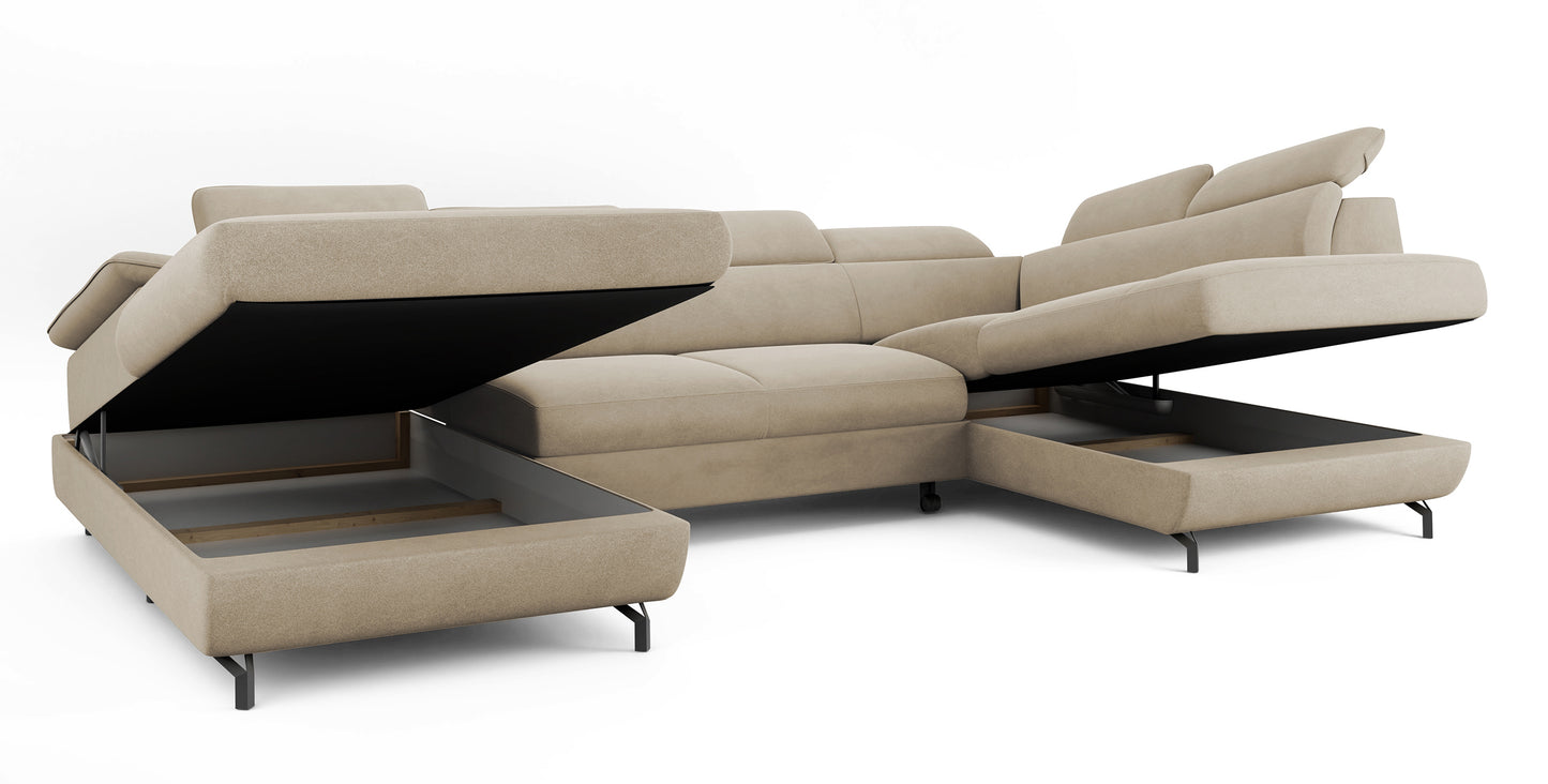 Dīvāns Lamigo U 80/333/203 cm Castel 15