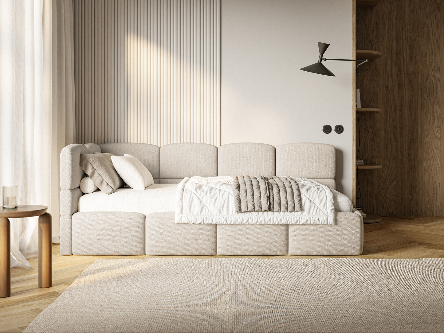 Gulta ar matraci Clod 220/88/110 cm Melody 14 - N1 Home