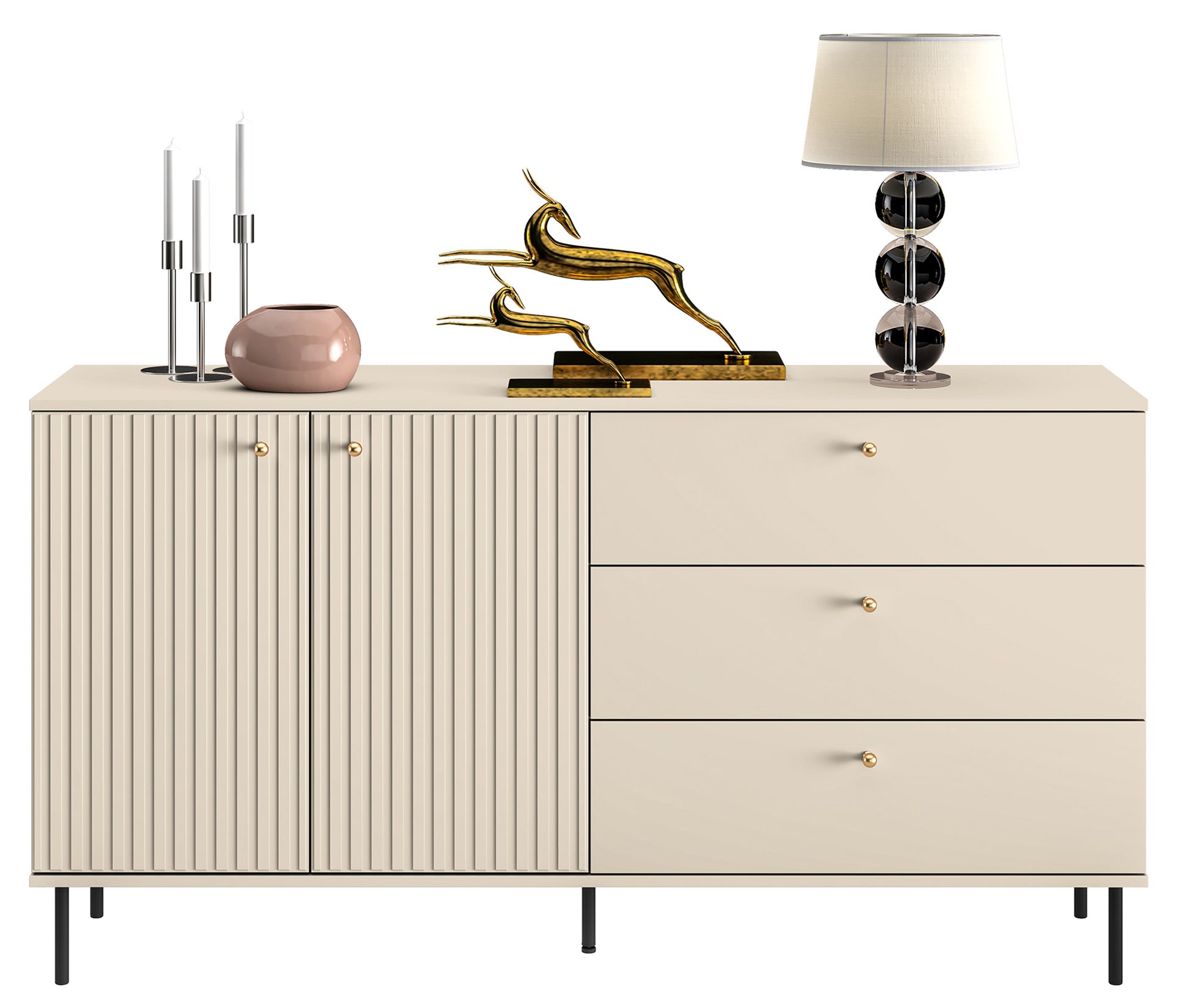 Kumode Galeto 85/160/40 cm bēšs - N1 Home