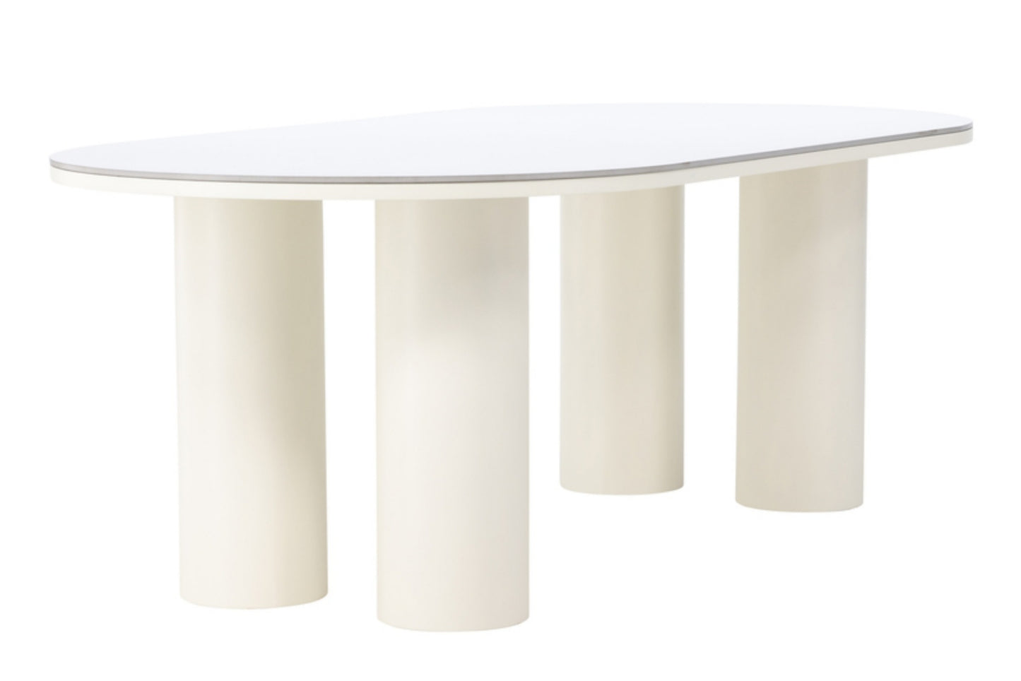 Galds Adula 74/220/110 cm balts - N1 Home