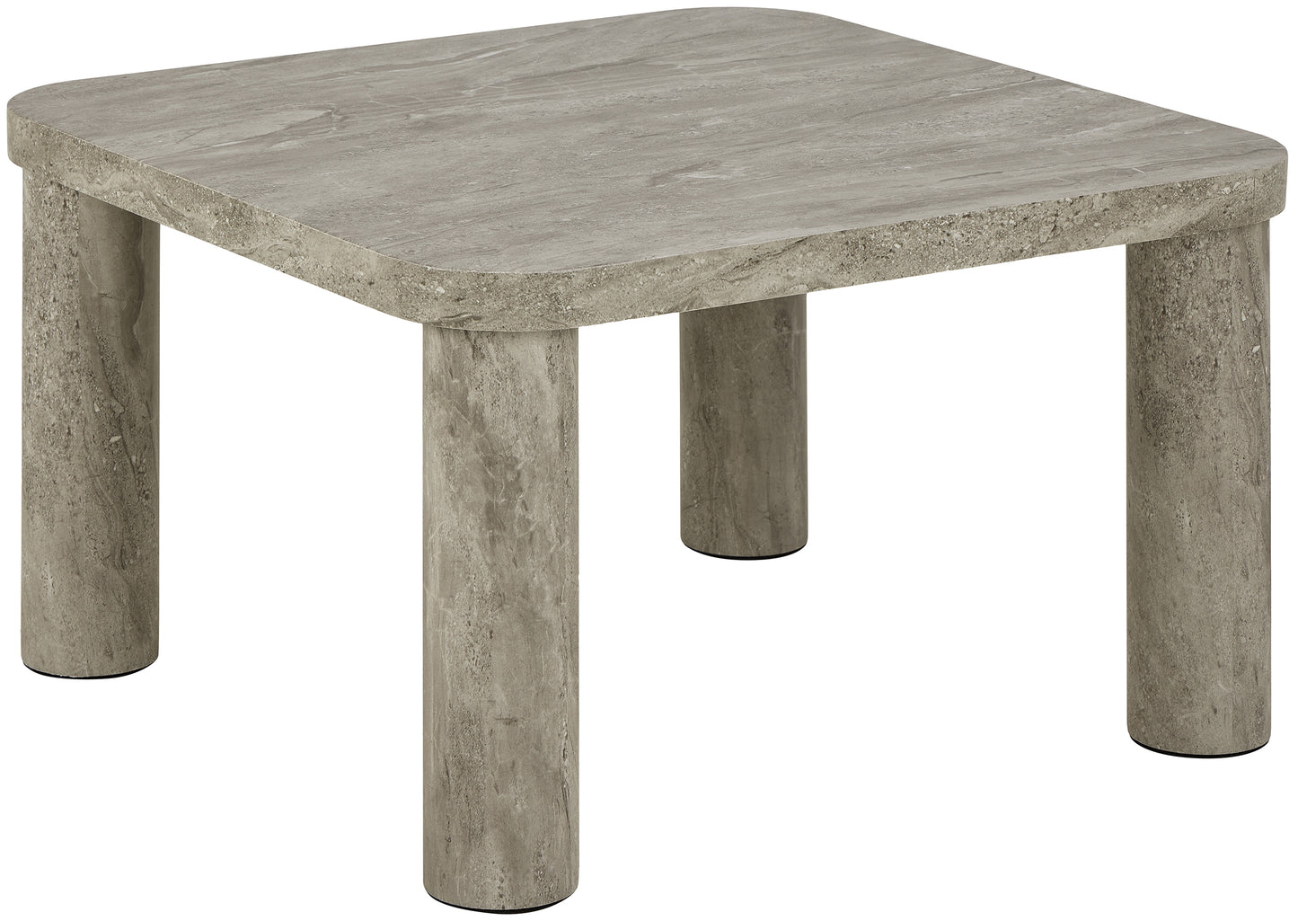 Kafijas galds Soretto 60/60/36 cm pelēks marmors - N1 Home