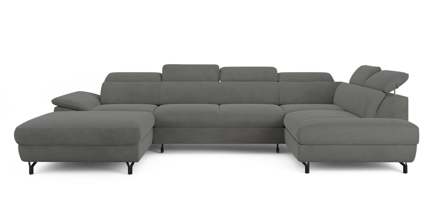 Dīvāns Lamigo U 80/333/203 cm Castel 93