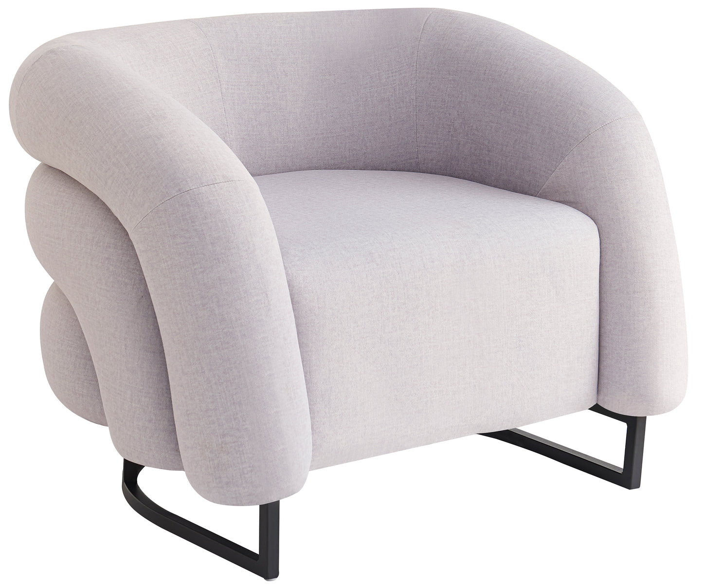 Krēsls Flossa 65/85/78 cm gaiši pelēks - N1 Home