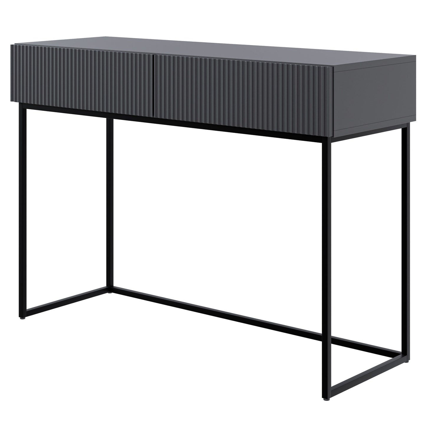 Konsole Velda 110/79/40 cm melns/melns
