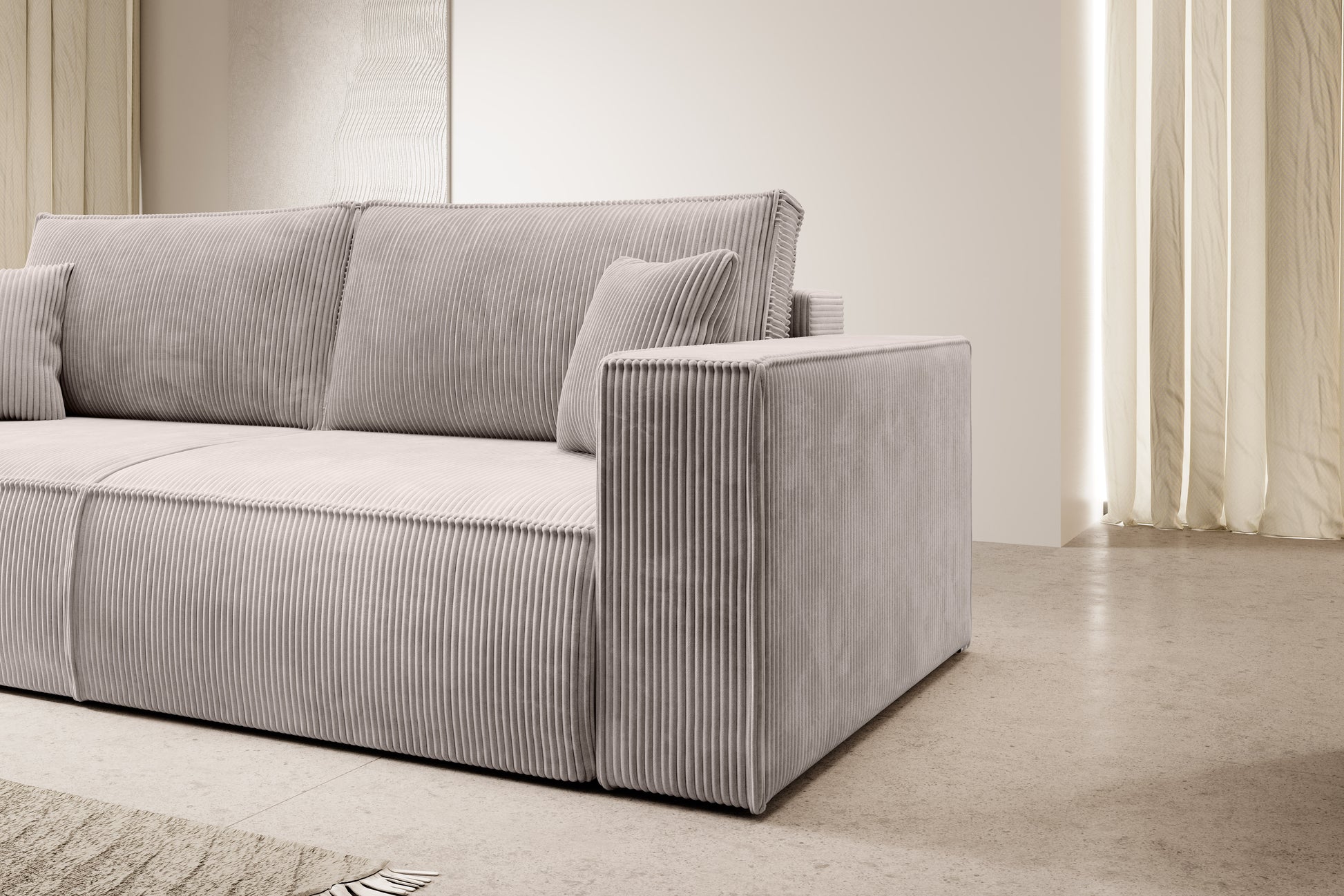 Dīvāns Fireza 275/102/85 cm Poso 100 - N1 Home