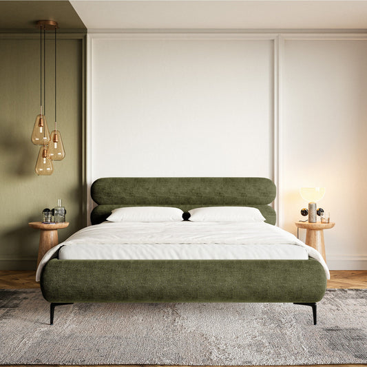 Gulta  Loure 140/160/180x200 cm Perfect Harmony 39/melns kājas - N1 Home