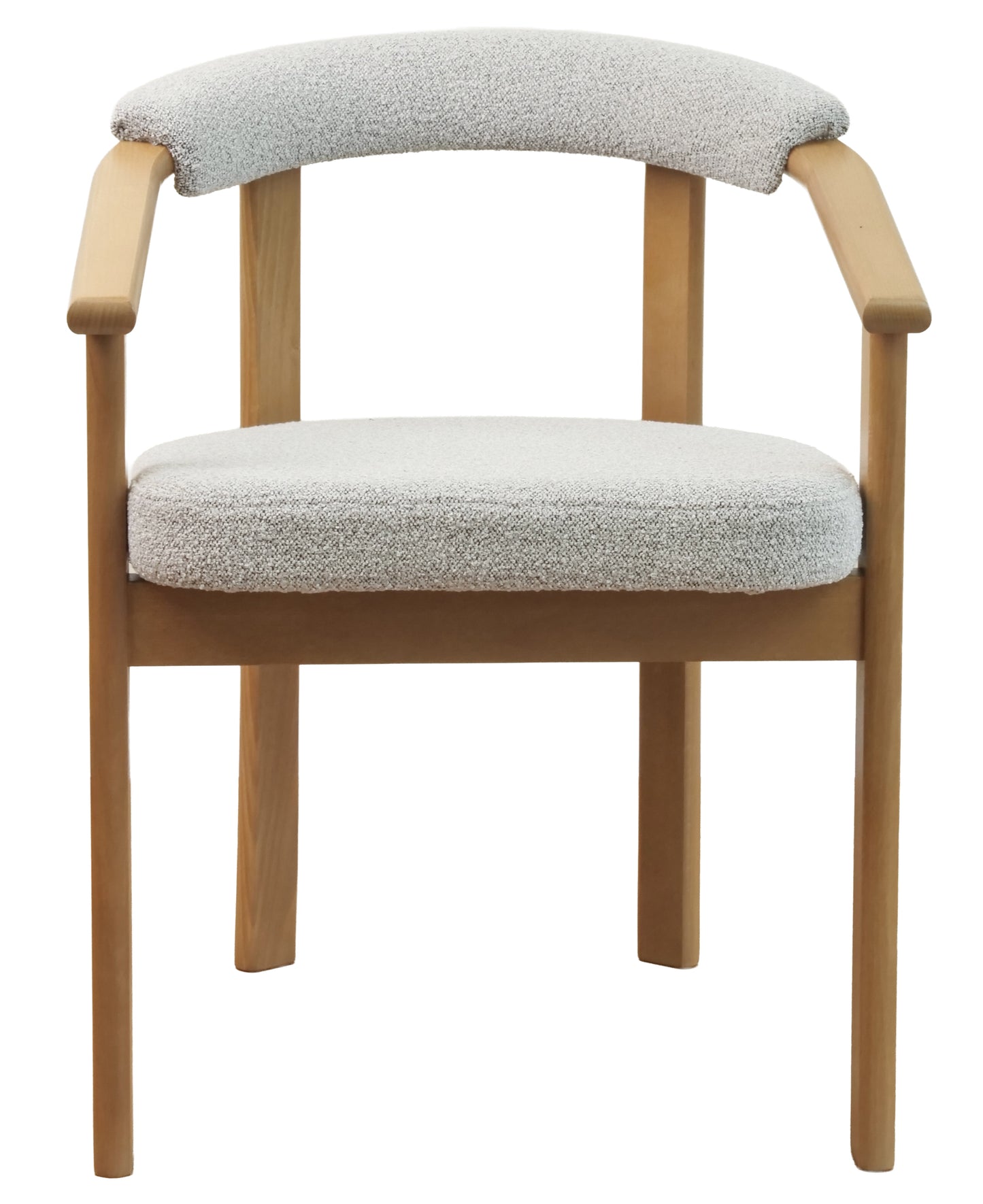 Krēsls Finis 73/56/55 cm eļļots ozols/gaiši pelēks buklē - N1 Home