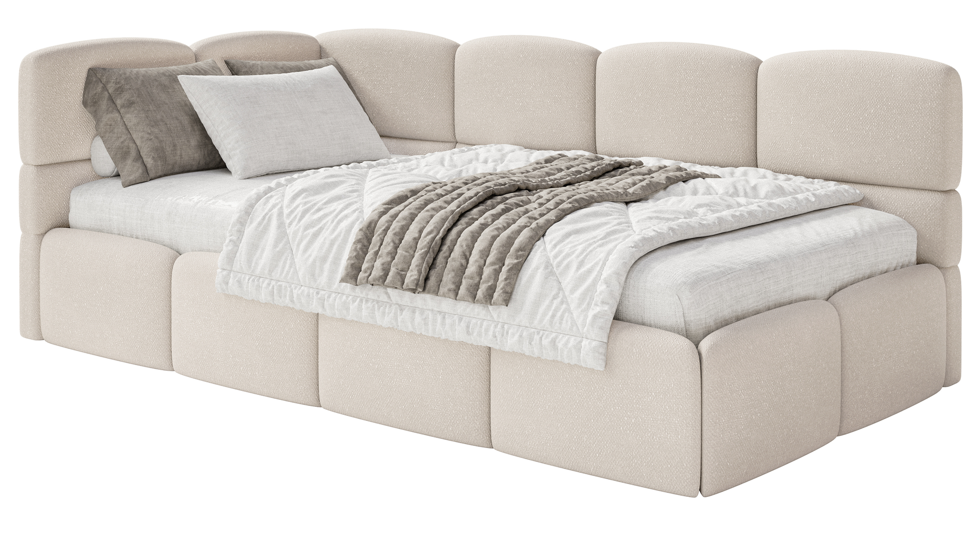 Gulta ar matraci Clod 220/88/110 cm Melody 14 - N1 Home