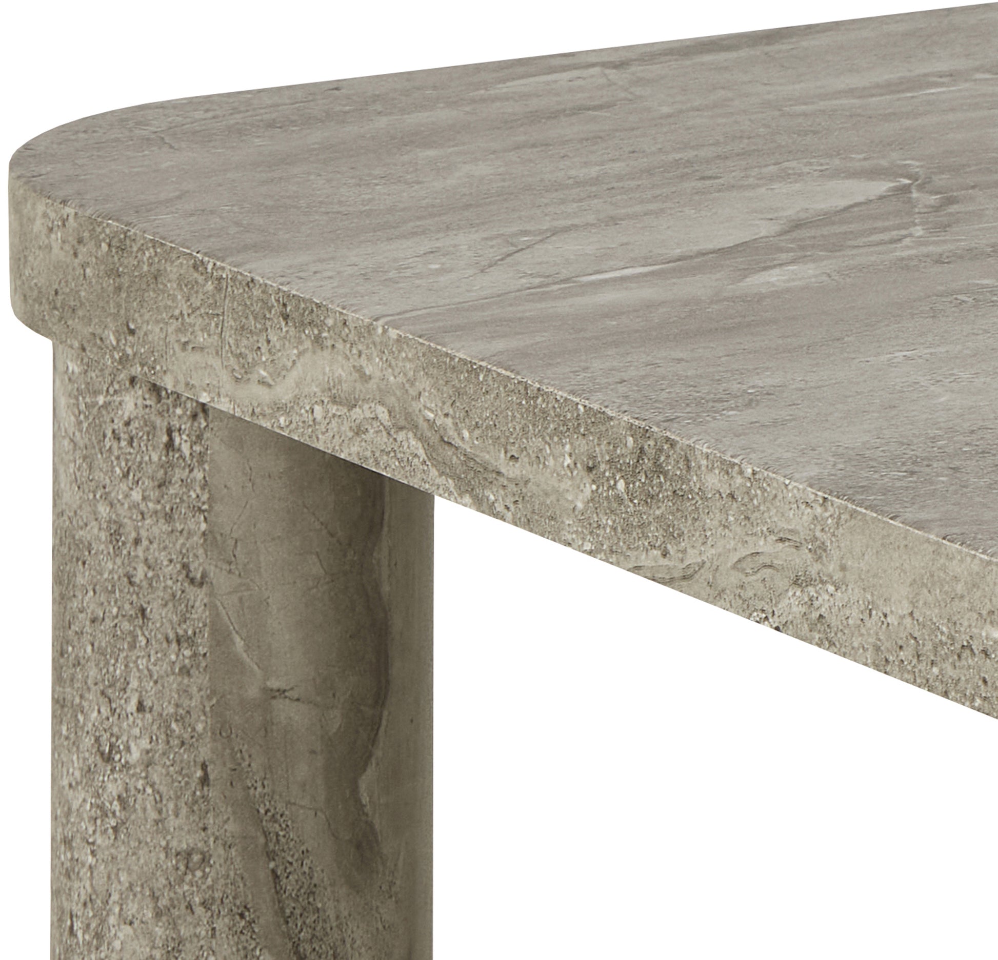 Kafijas galds Soretto 60/60/36 cm pelēks marmors - N1 Home