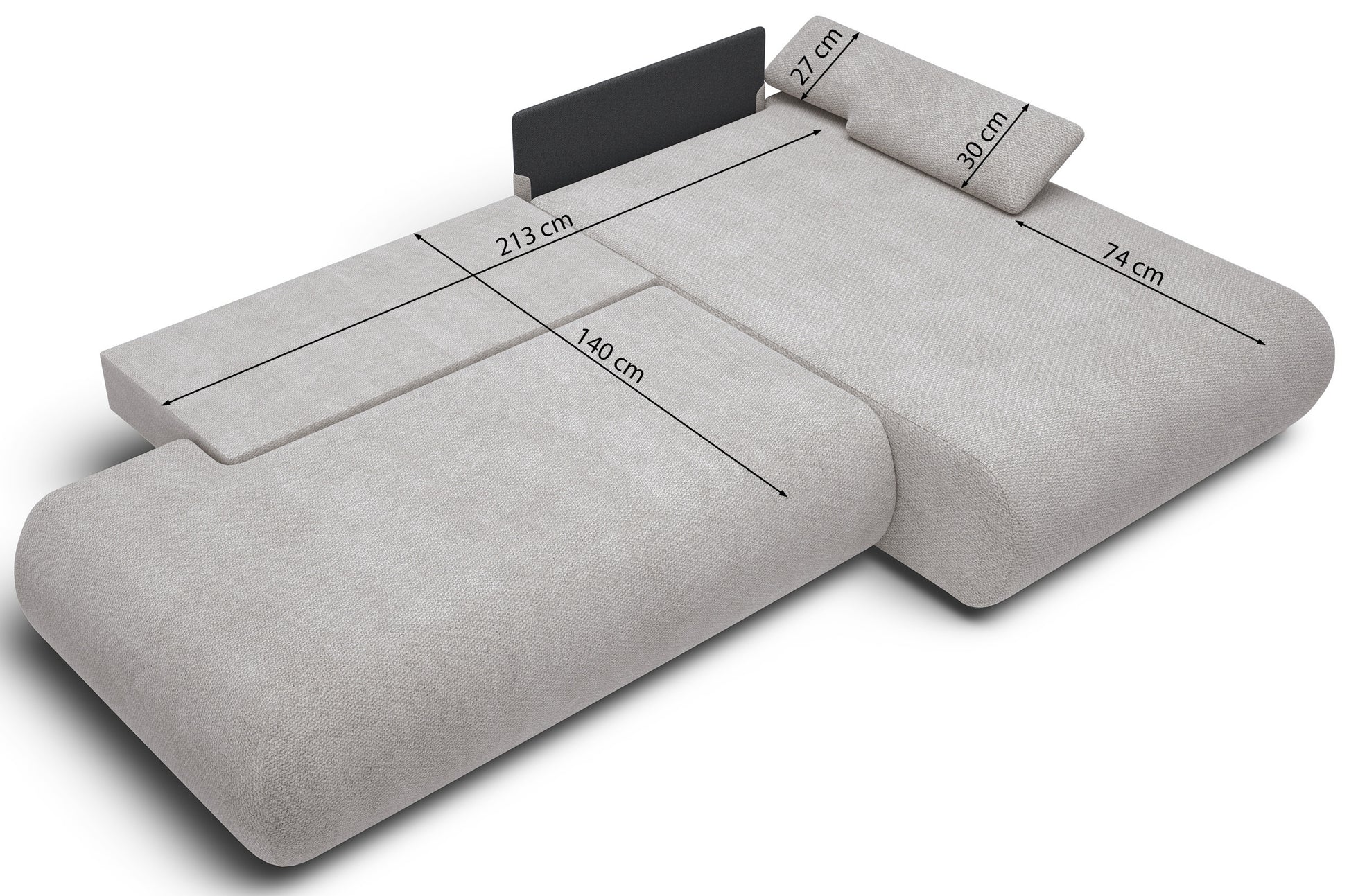 Dīvāns Armon 74/286/173 cm Vinci 07 - N1 Home