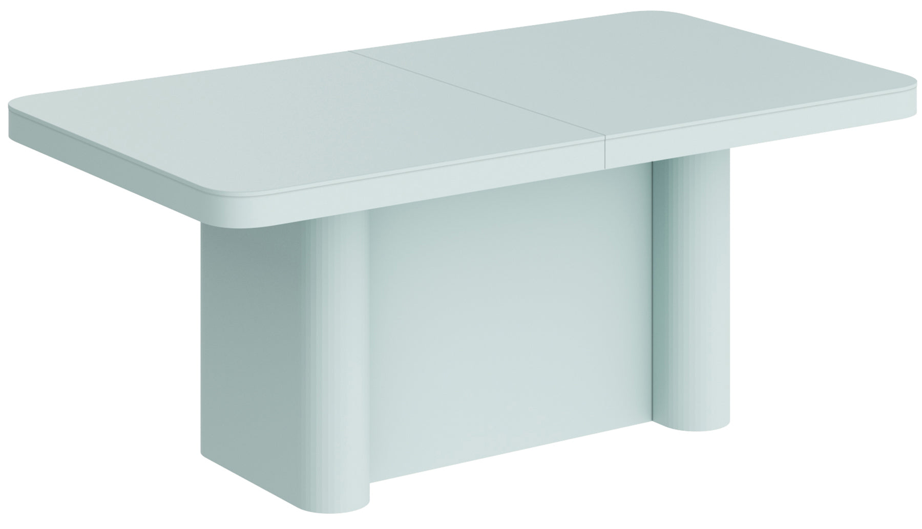 Galds Porto 160-412/100/75 cm piparmētra - N1 Home