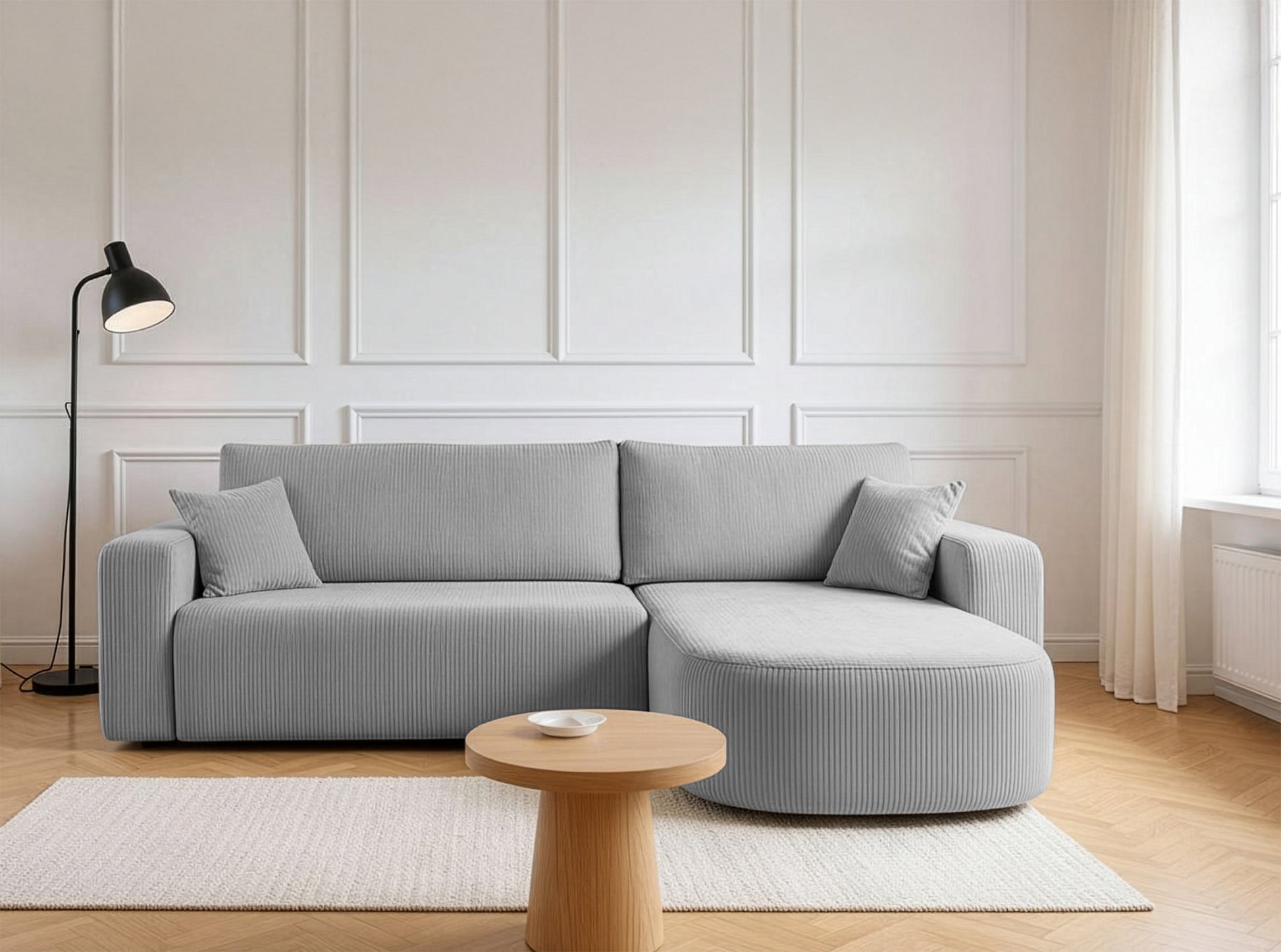 Dīvāns Teos 85/275/170 cm Poso 110 - N1 Home