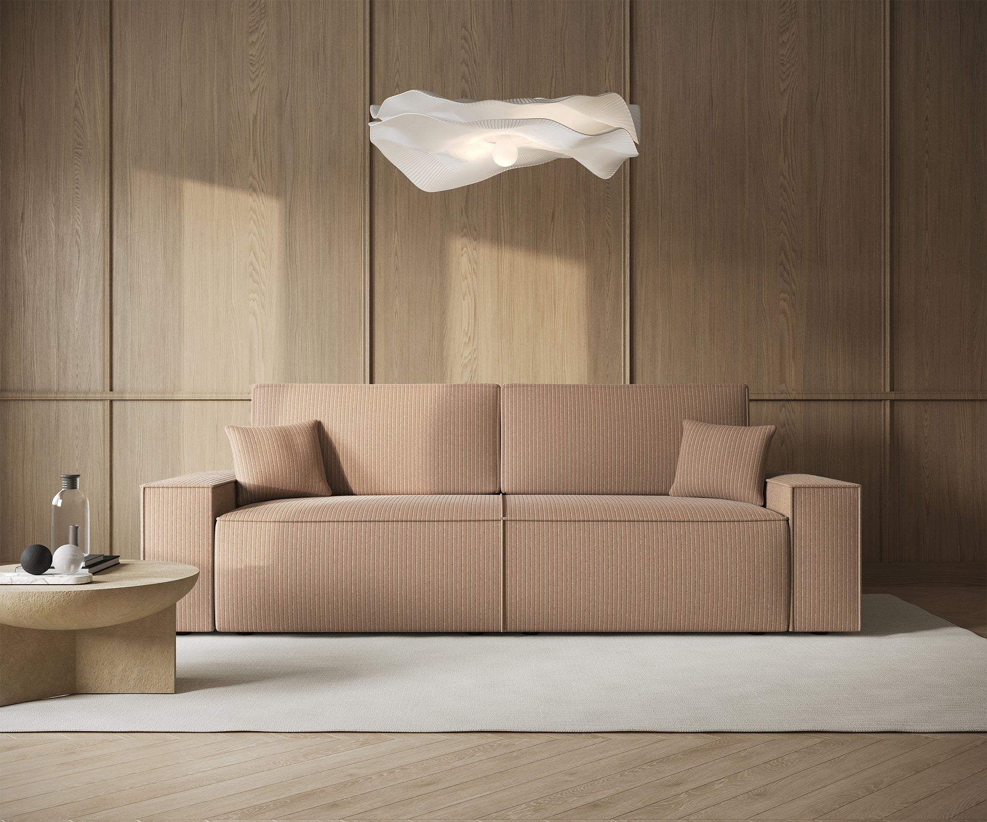 Dīvāns Fireza 275/102/85 cm Perla 70 - N1 Home